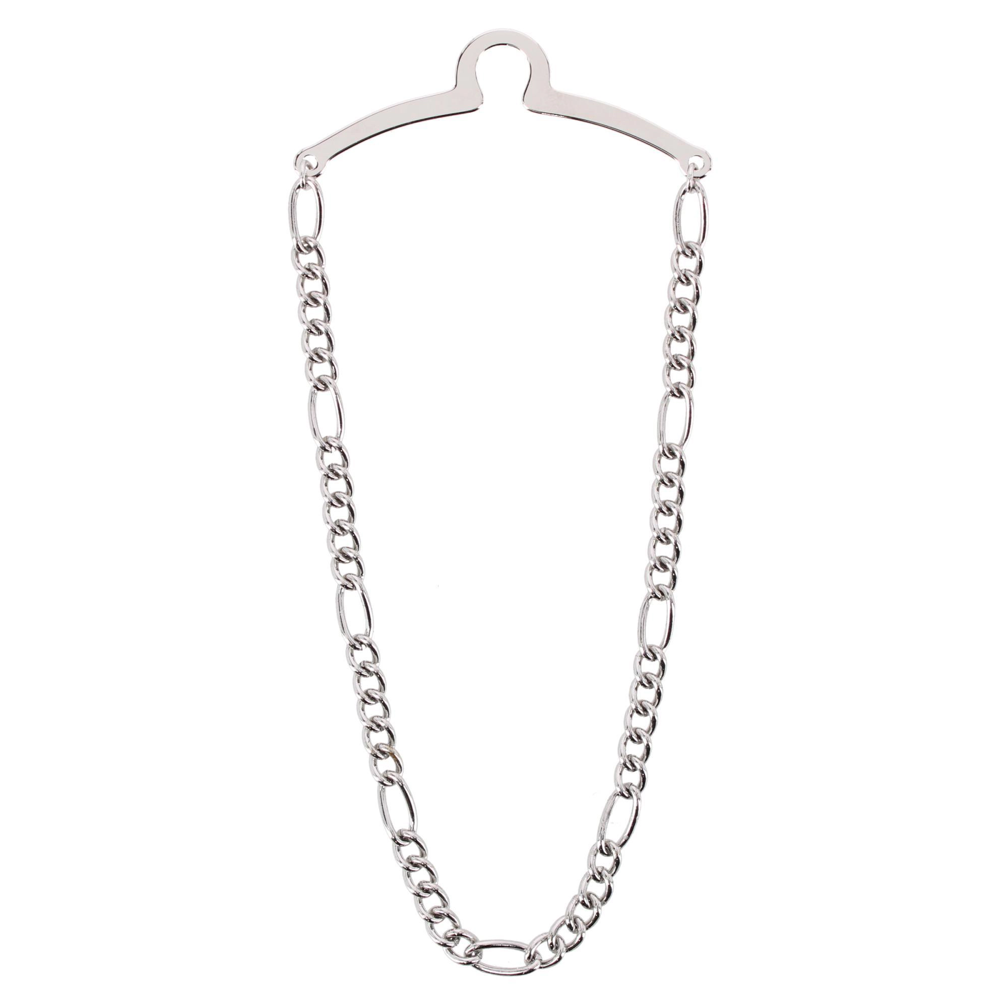 Competition Inc. Men's Figaro Style Link Tie Chains (Pack of 2)
