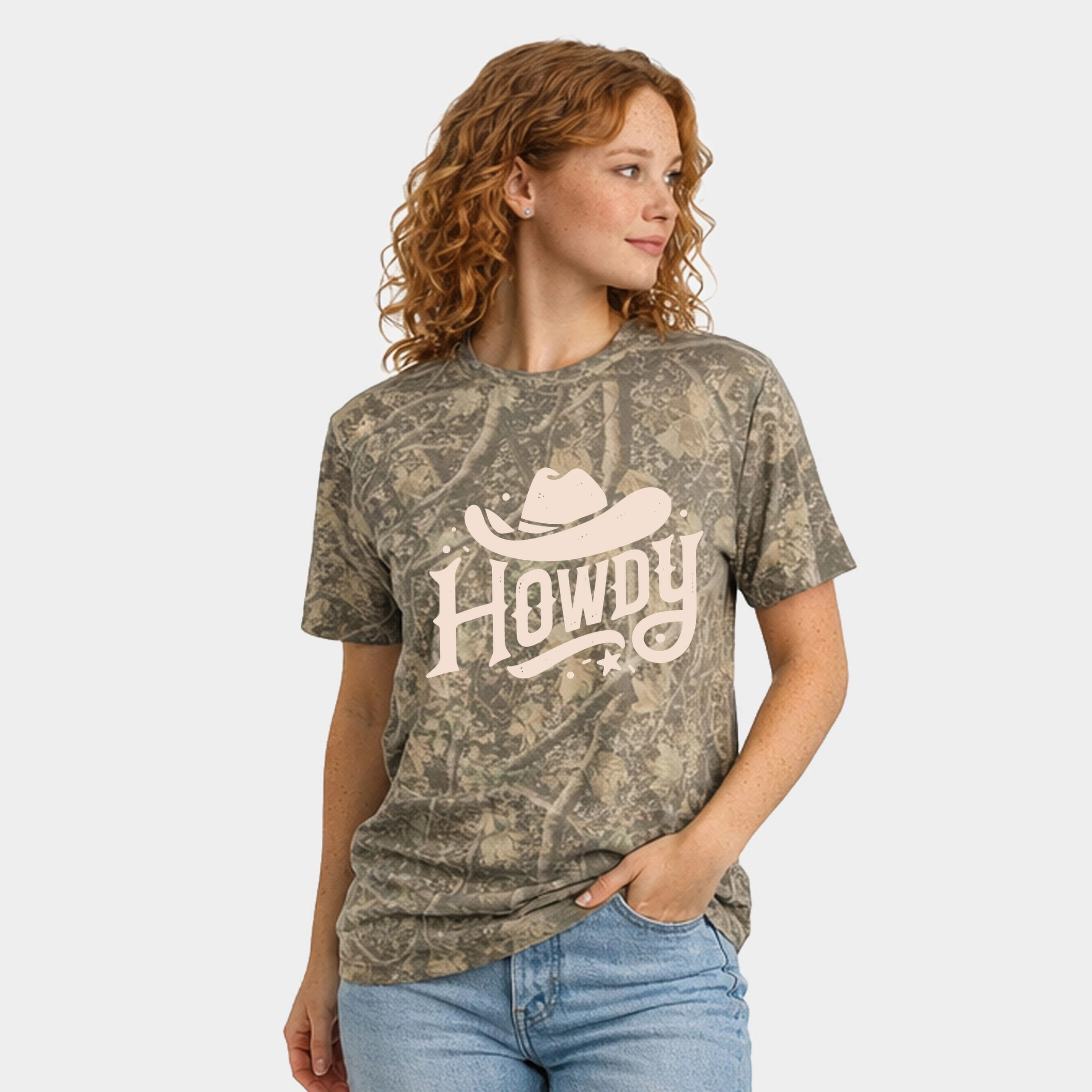 Simply Sage Market - Howdy Western Hat Women's Heavyweight Crew