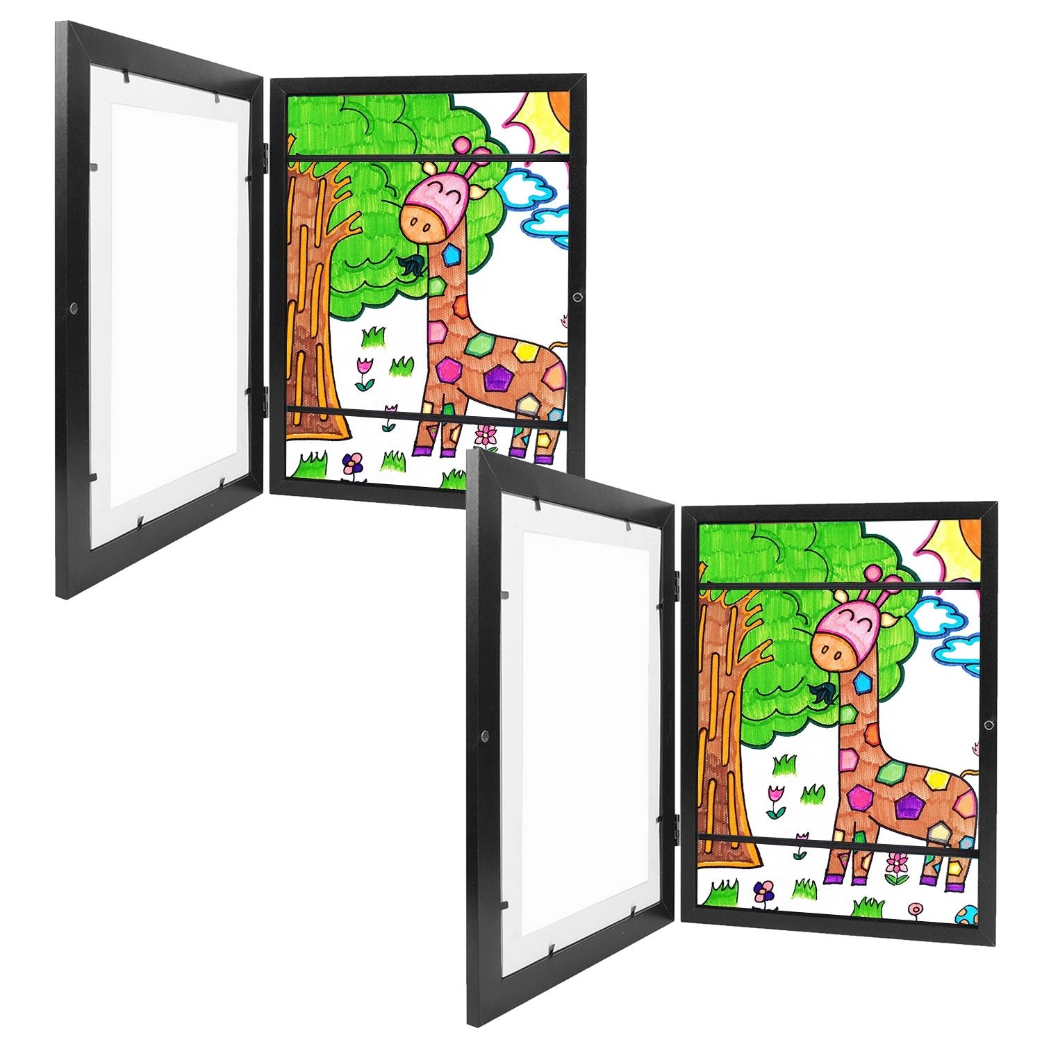 GBruno 2-Pack Front-Opening Kids Art Frame A3