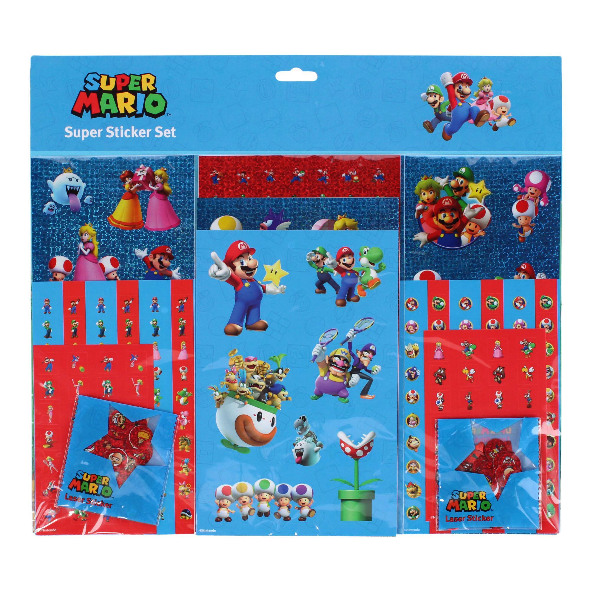Textiel Trade Kid's Super Mario Brothers 500 Piece Sticker Set