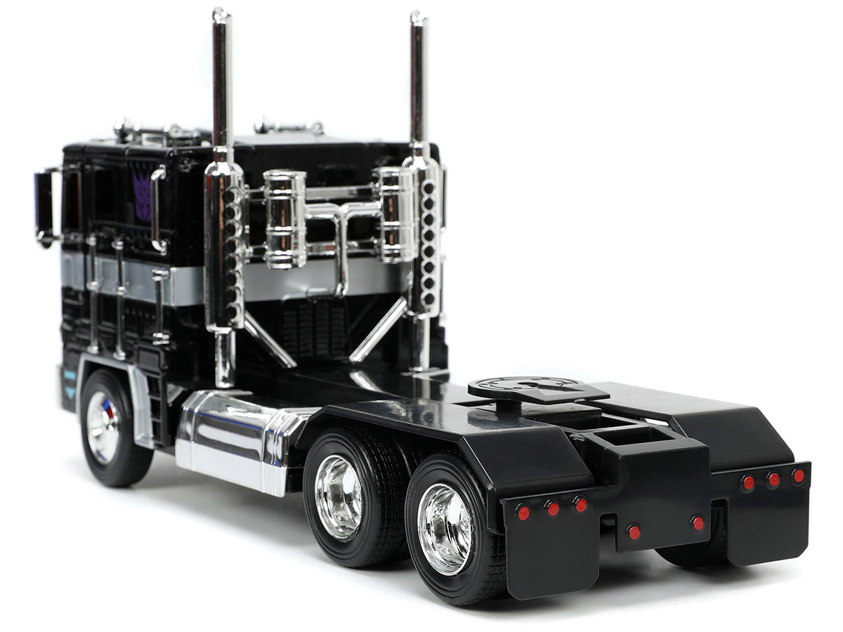 Jada Decepticon Nemesis Prime with Robot on Chassis "Transformers" TV Series "Hollywood Rides" Series 1/24