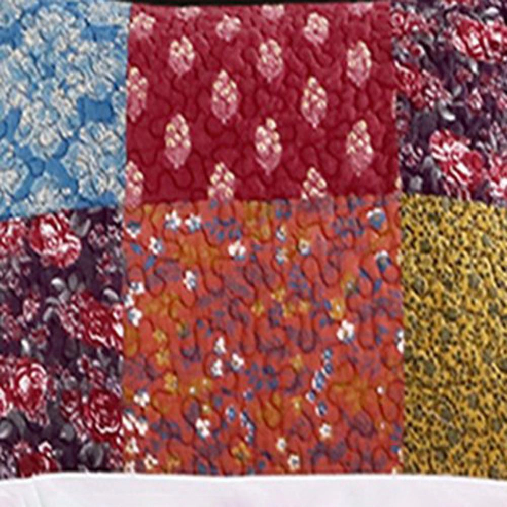 Barefoot Bungalow Normandy Floral Print Reversible Perfect Pillow Sham
