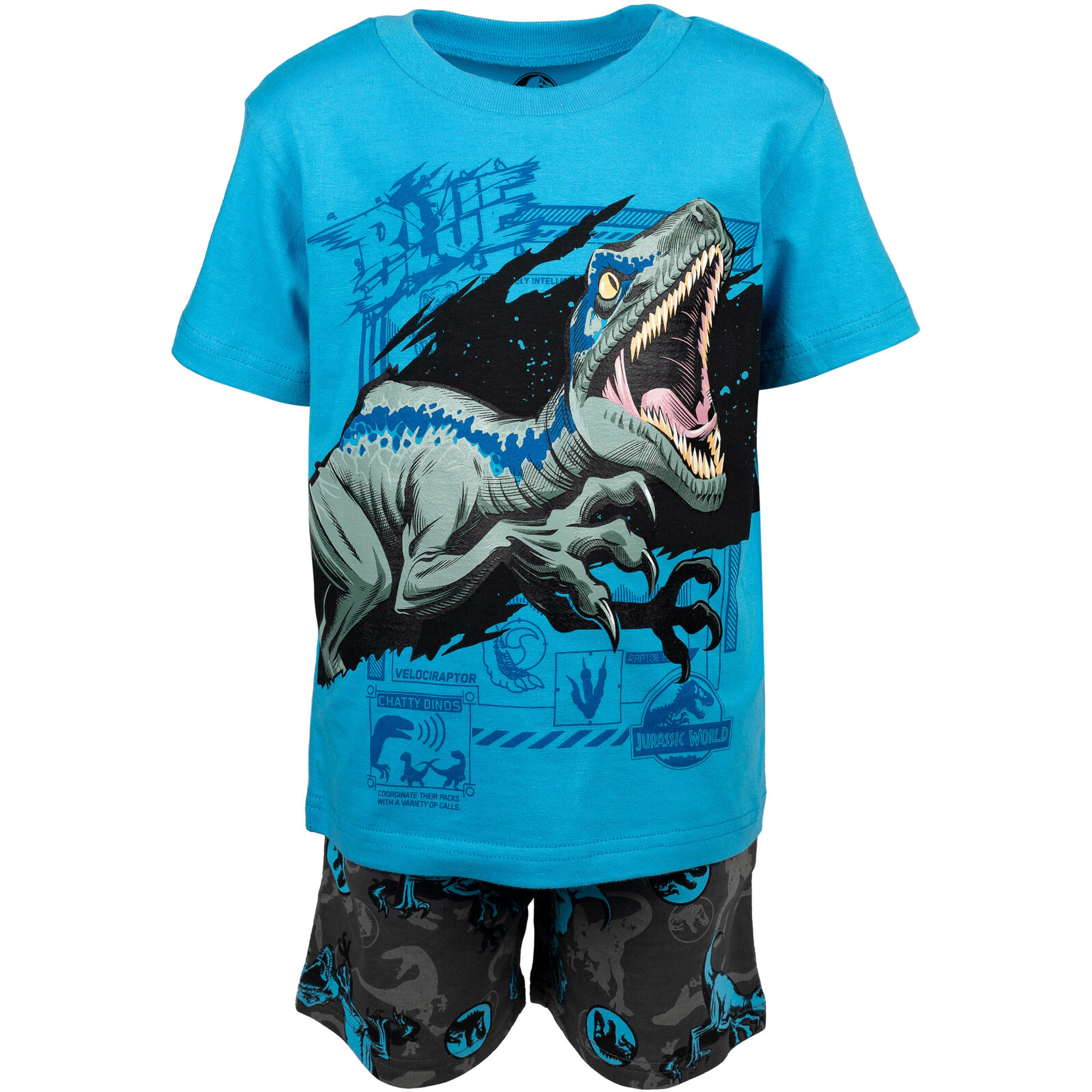 Jurassic World Park T-Rex Boys' 2-Piece T-Shirt and Shorts Set