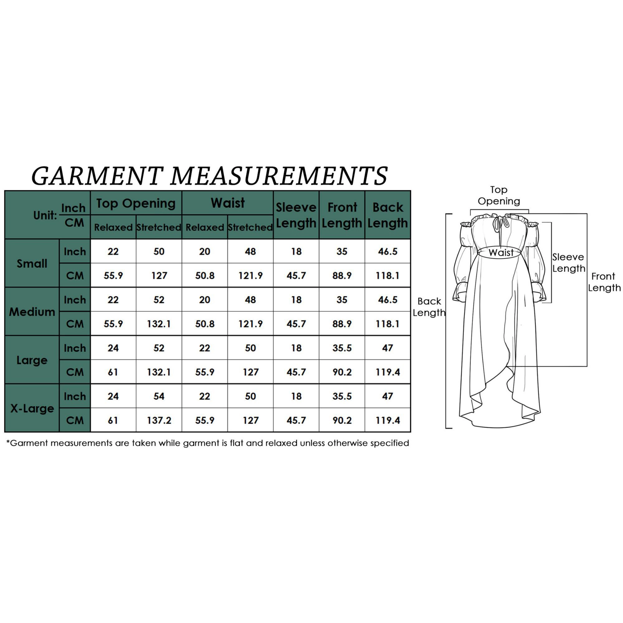 Anna-Kaci Women's Boho Off Shoulder Long Sleeve Renaissance Dress