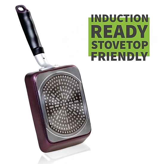 TECHEF - Tamagoyaki Japanese Omelette Pan/Egg Pan - Medium/Purple