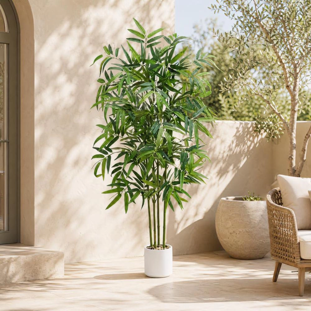 Majestic Crafters Faux Bamboo Tree Indoor Outdoor Decor