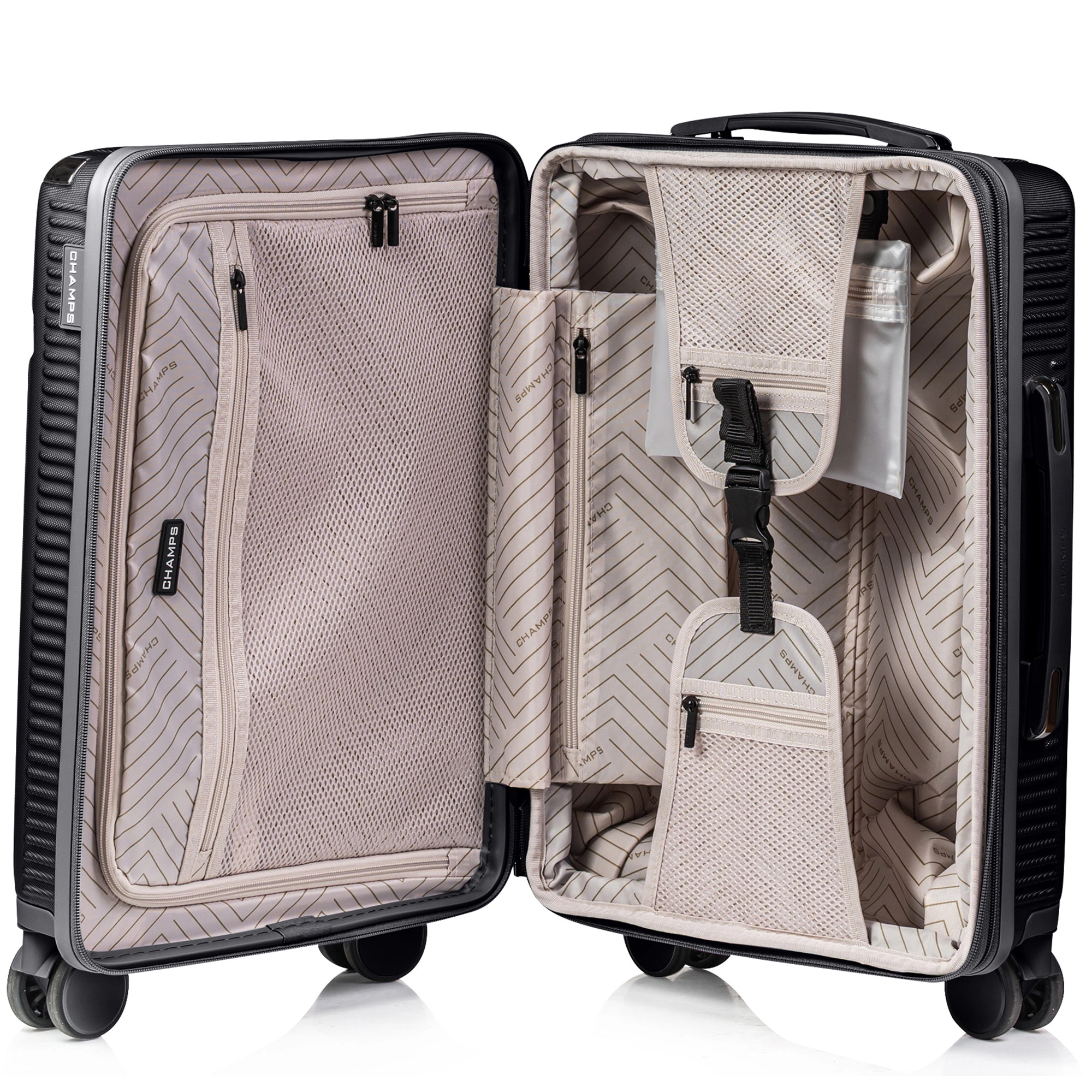 CHAMPS Legacy Collection 3-piece Hardside Luggage Set