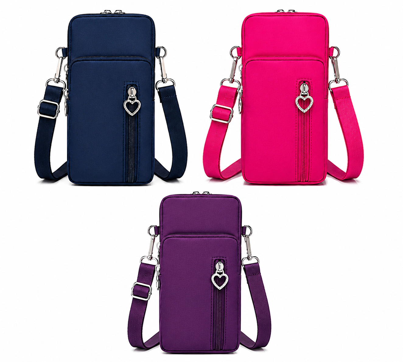 Home Collection Mini Crossbody Cell Phone Bag Compact Shoulder Wallet Pouch
