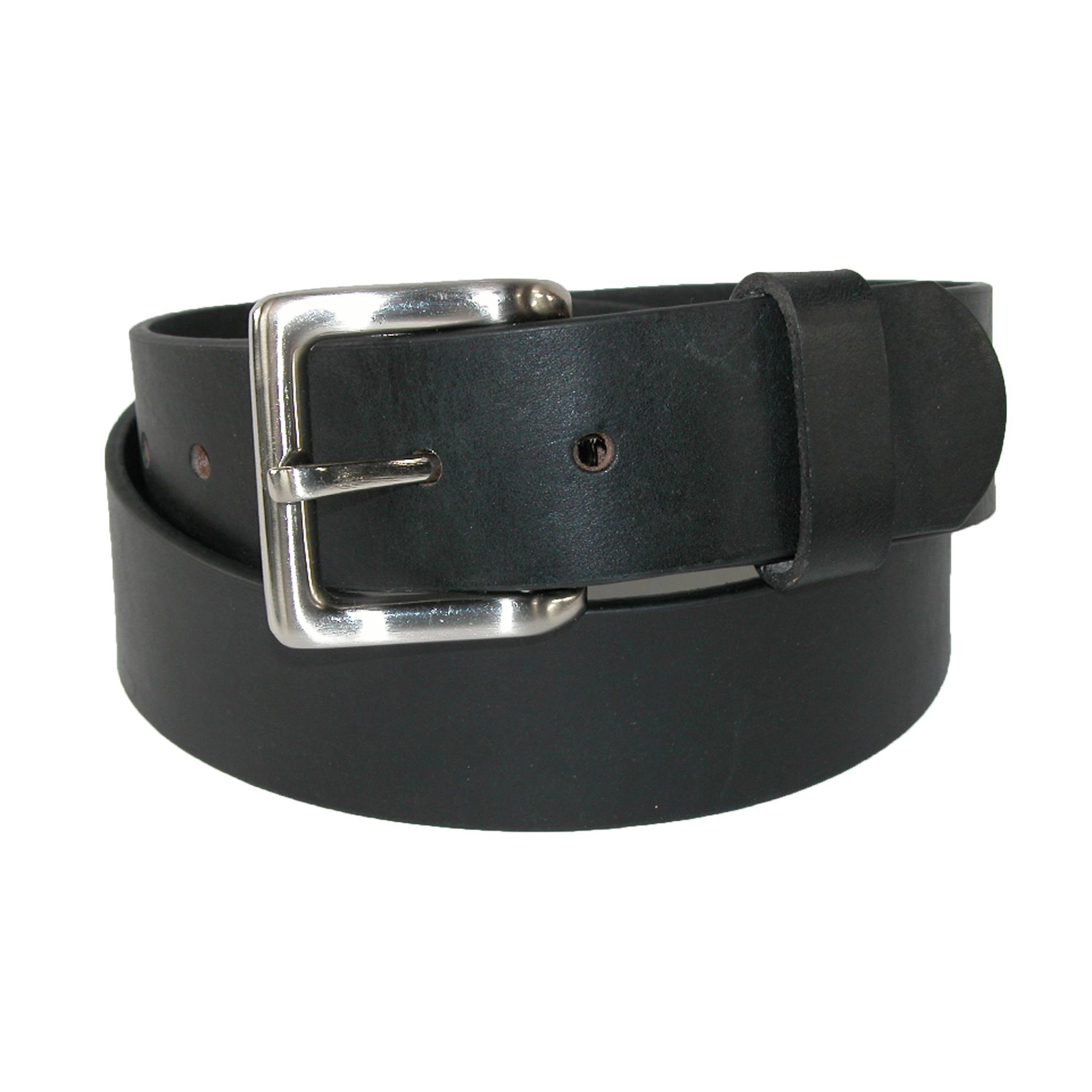 CTM Men's Leather Bridle Belt with Phoenix Buckle (2 Set)