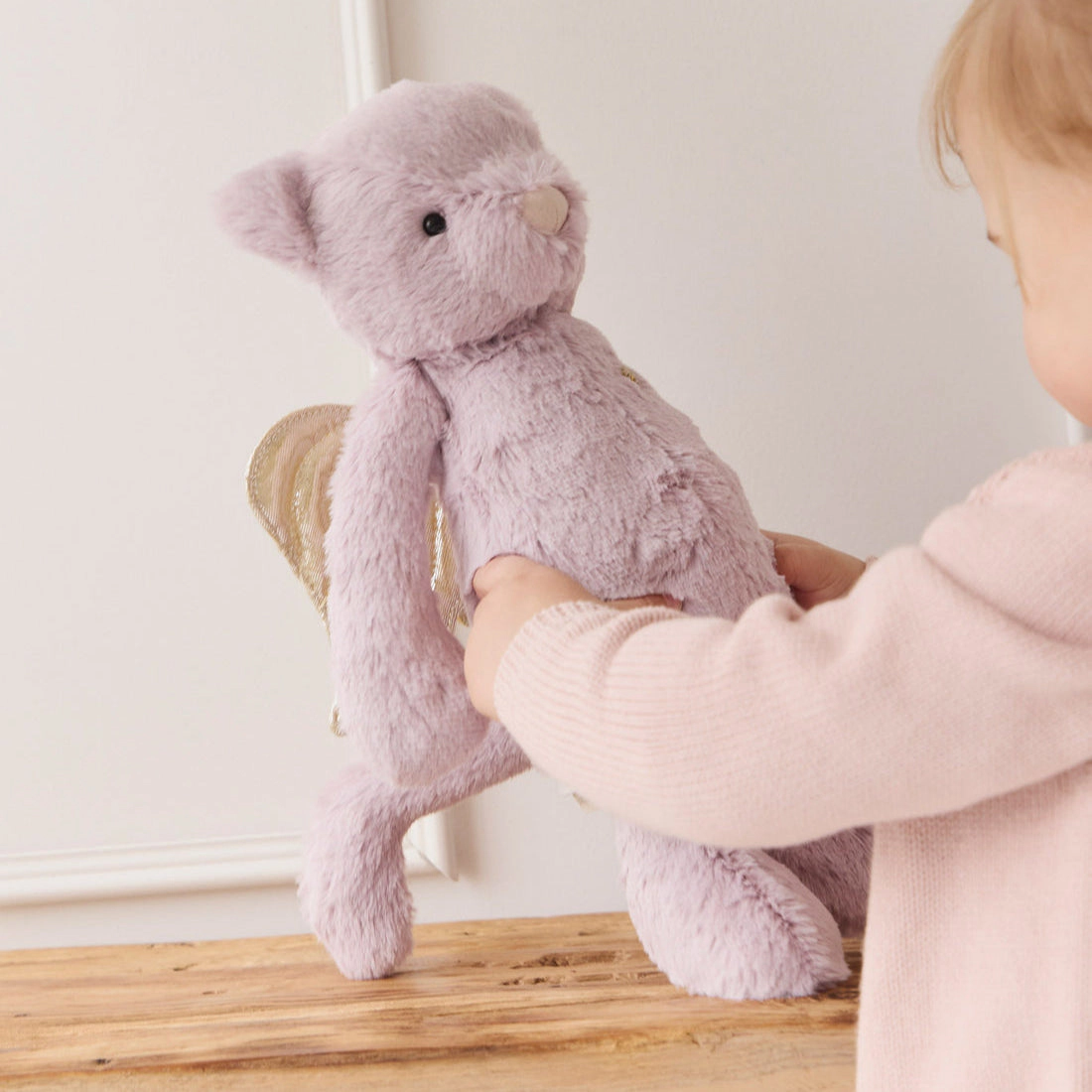 Snuggle Bunnies Fairy Elsie the Kitty 12"  Violet