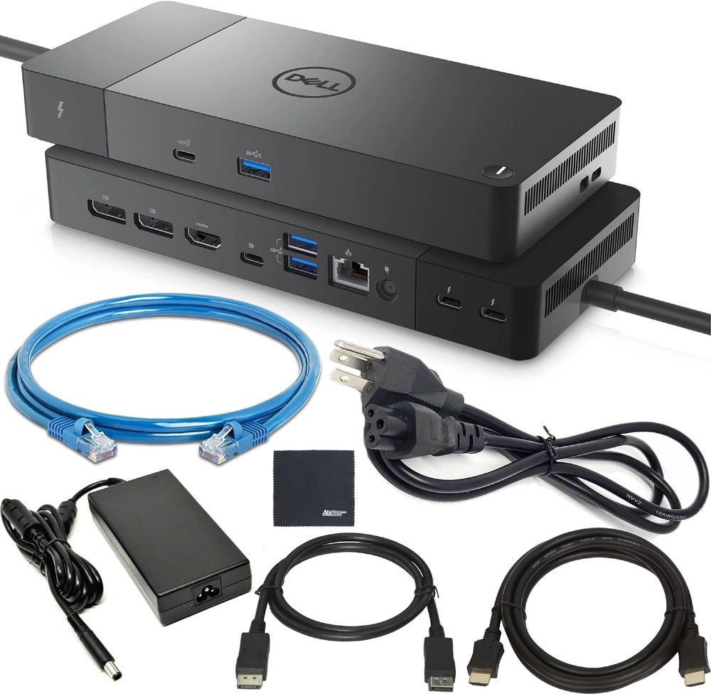 Dell Pro Thunderbolt 4 Smart Dock SD25TB4 130W Power Delivery Includes Zoomspeed Display Port Cable + Zoomspeed HDMI