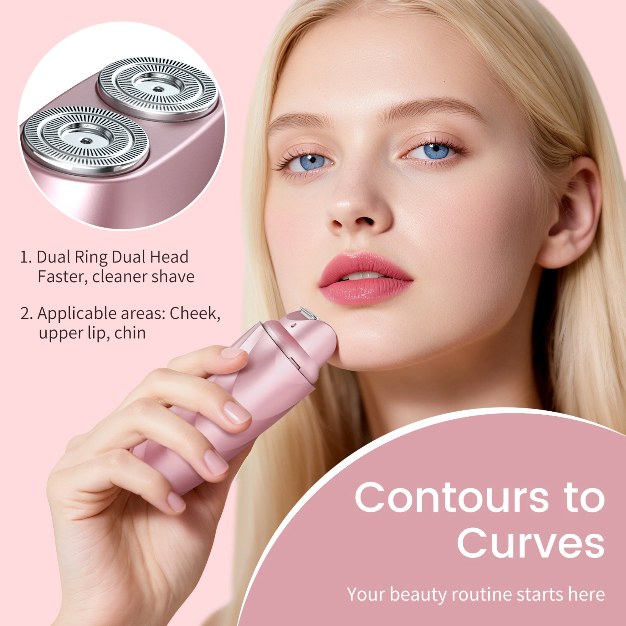 A And I Womens 3-in-1 Body & Facial Wet & Dry Electric Shaver