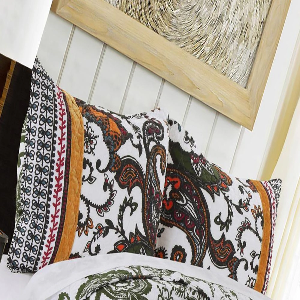 Greenland Home Fashion Orleans Quilt Set 3 Piece