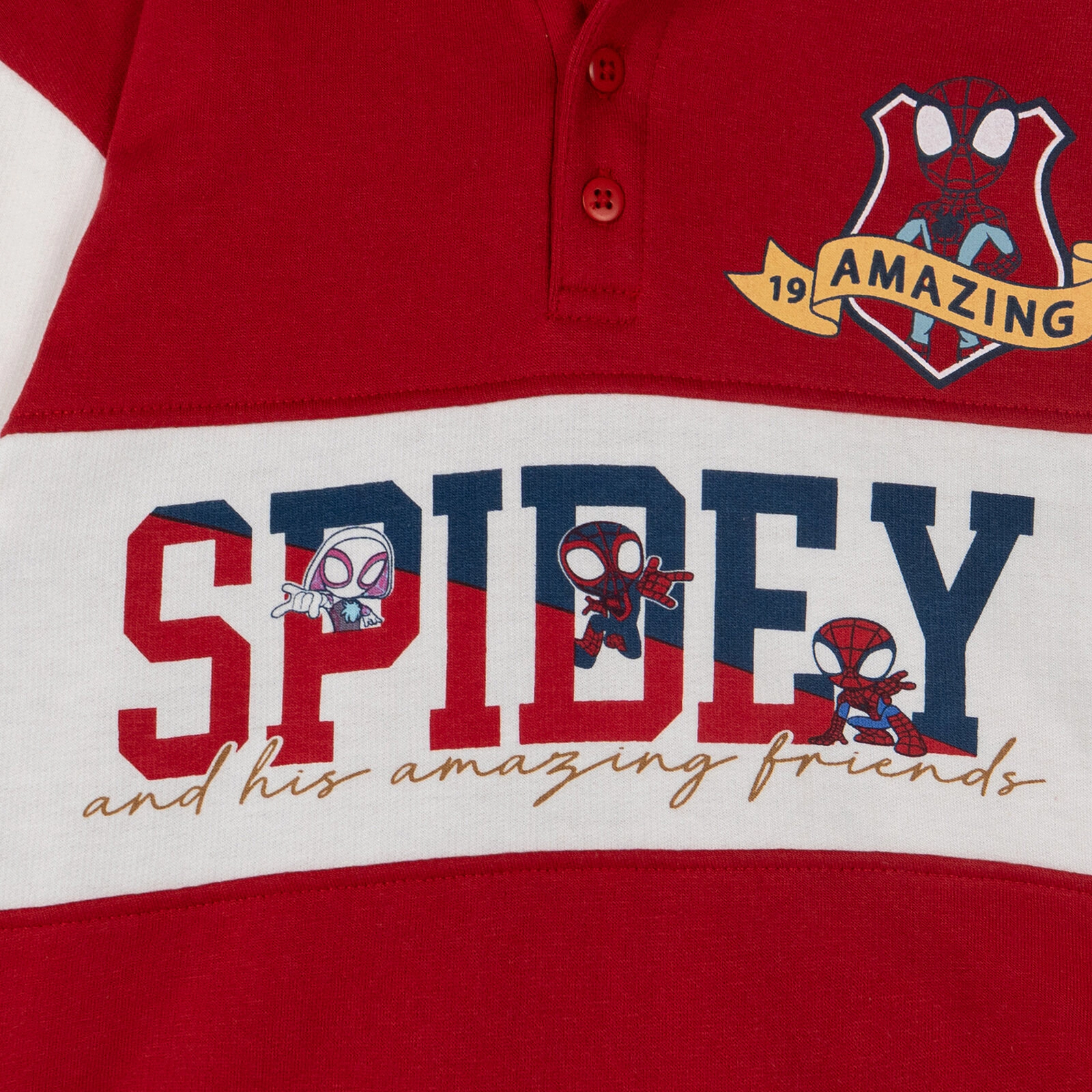 Marvel Spidey and His Amazing Friends Boys' Varsity 2-Piece Polo Pants Set