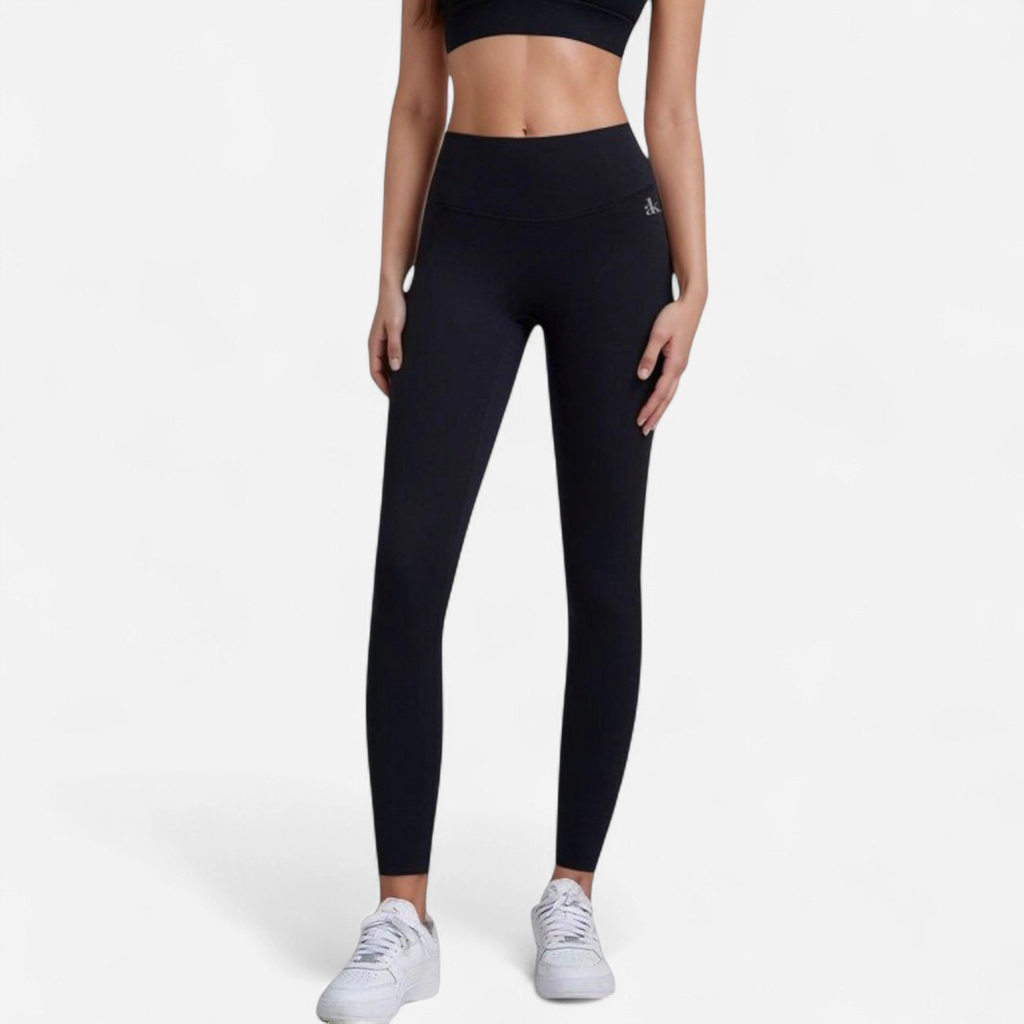Anna-Kaci Active Women's High Waist Full-Length Leggings with Wide Waistband and Seamless Compression Fit