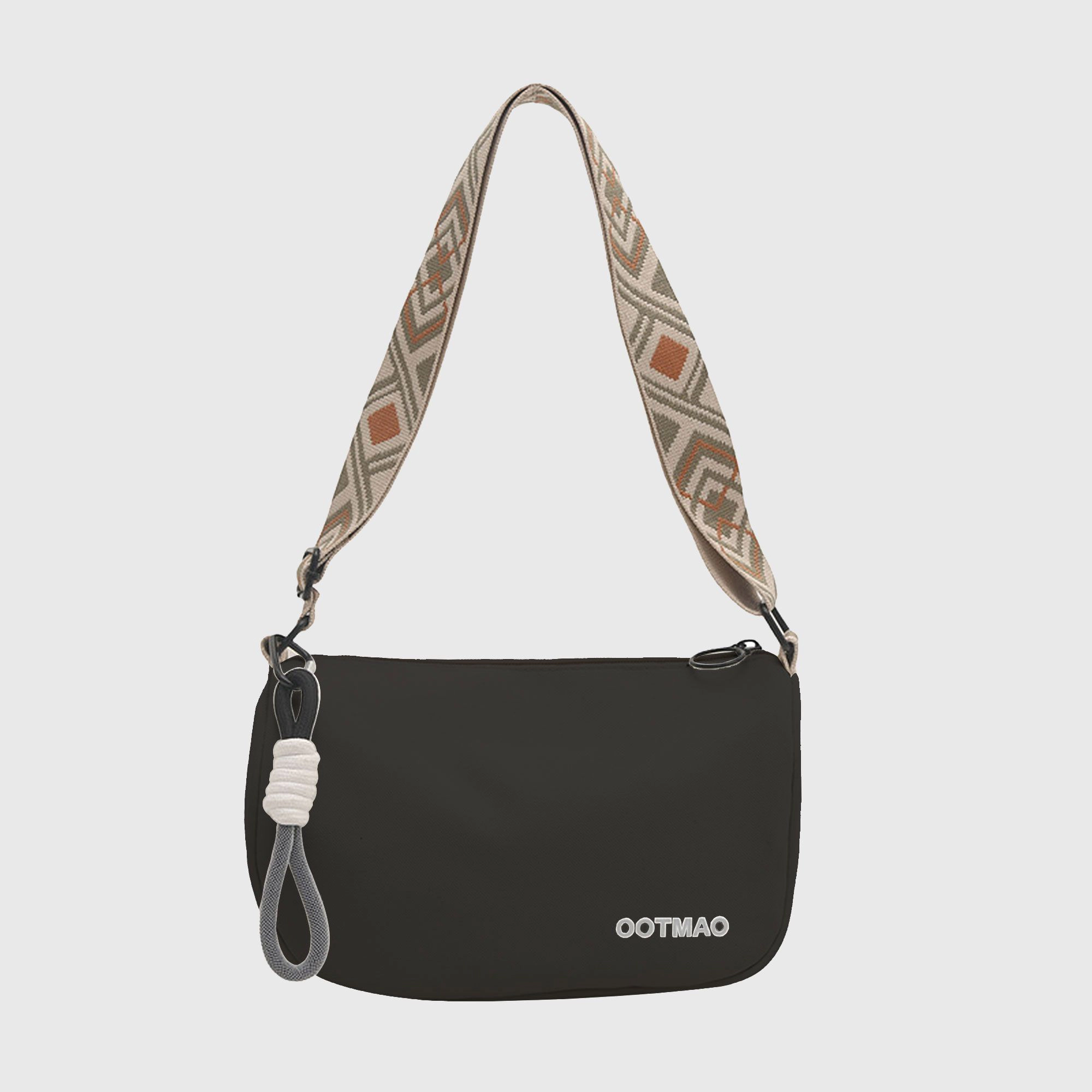 Anna-Kaci Women's Soft Crossbody Bag -Adjustable Patterned Strap Shoulder for Casual Daily & Stylish Outings