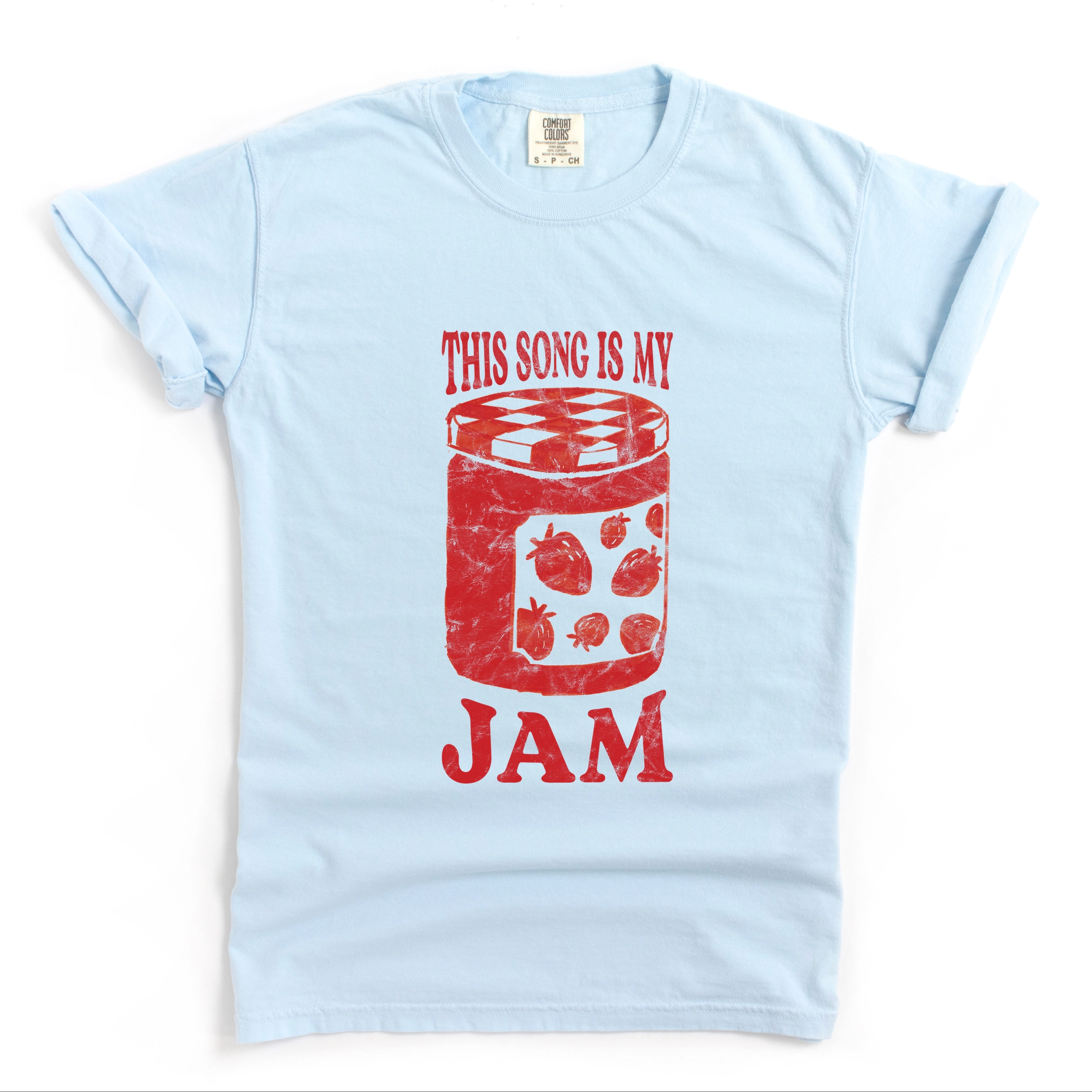 Simply Sage Market - Women's Garment Dyed Graphic T-Shirt This Song Is My Jam