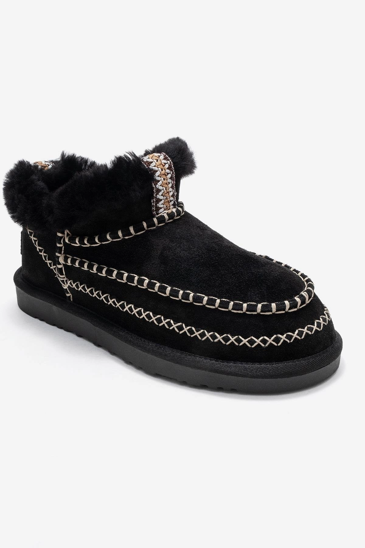 Forever & Always Womens Darel Leather Ankle Boot