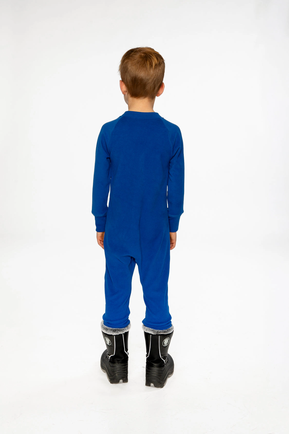Deux par Boys One Piece Asymmetric Zip Thermal Underwear