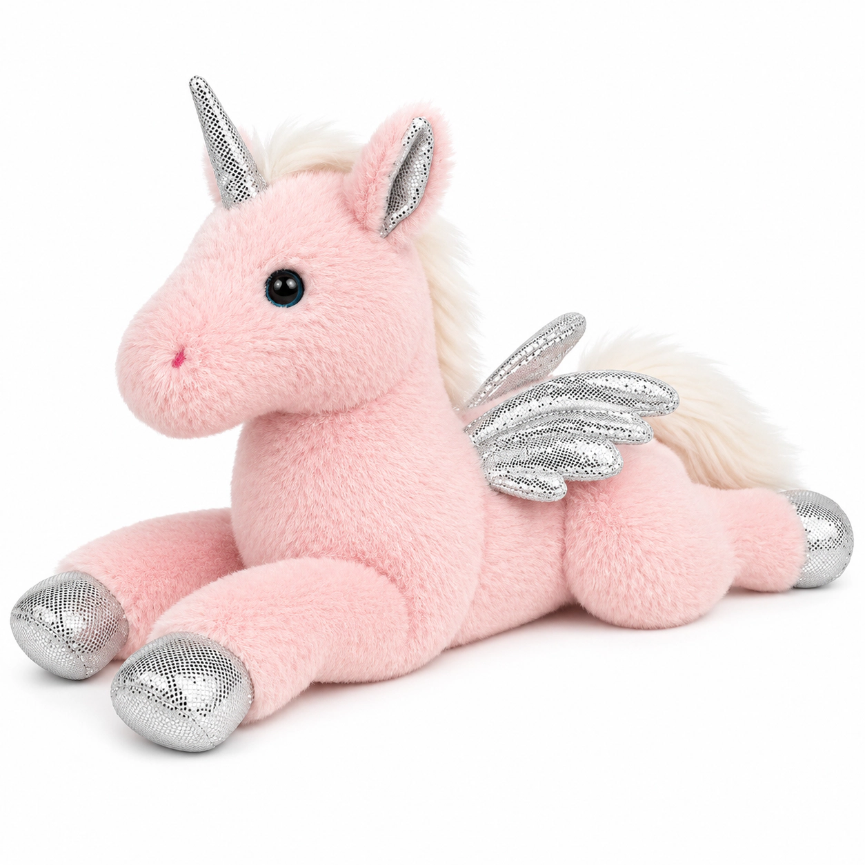 Auswella Plush Enchanting 18" Pink Unicorn Plush – A Magical Gift for Unicorn Lovers