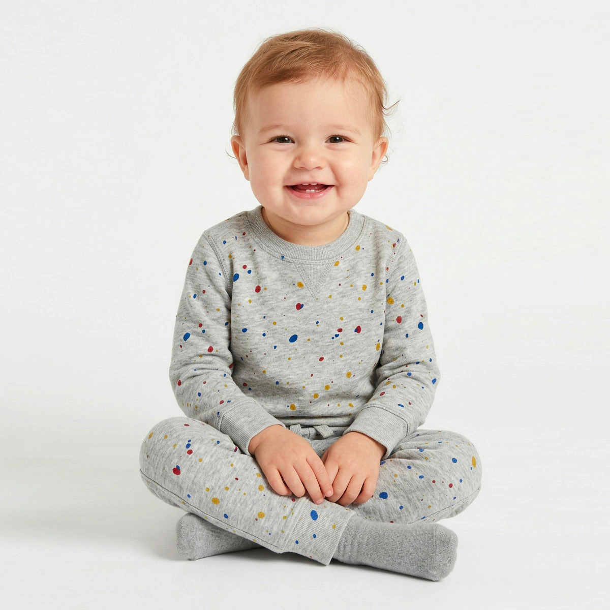 Rockets of Awesome Splatter Paint Play Pants For Baby Boy
