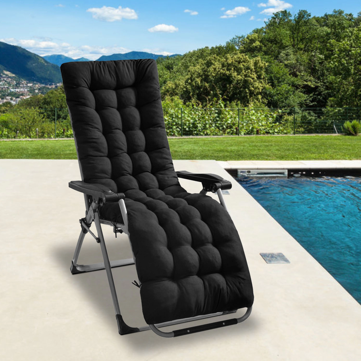 GBruno Polyester Chaise Lounger Cushion