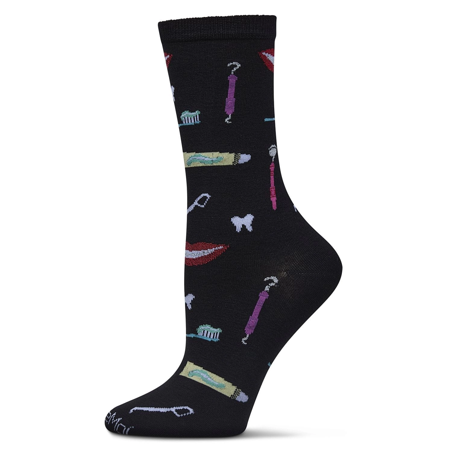 MeMoi Women's Dentist Rayon From Bamboo Crew Socks