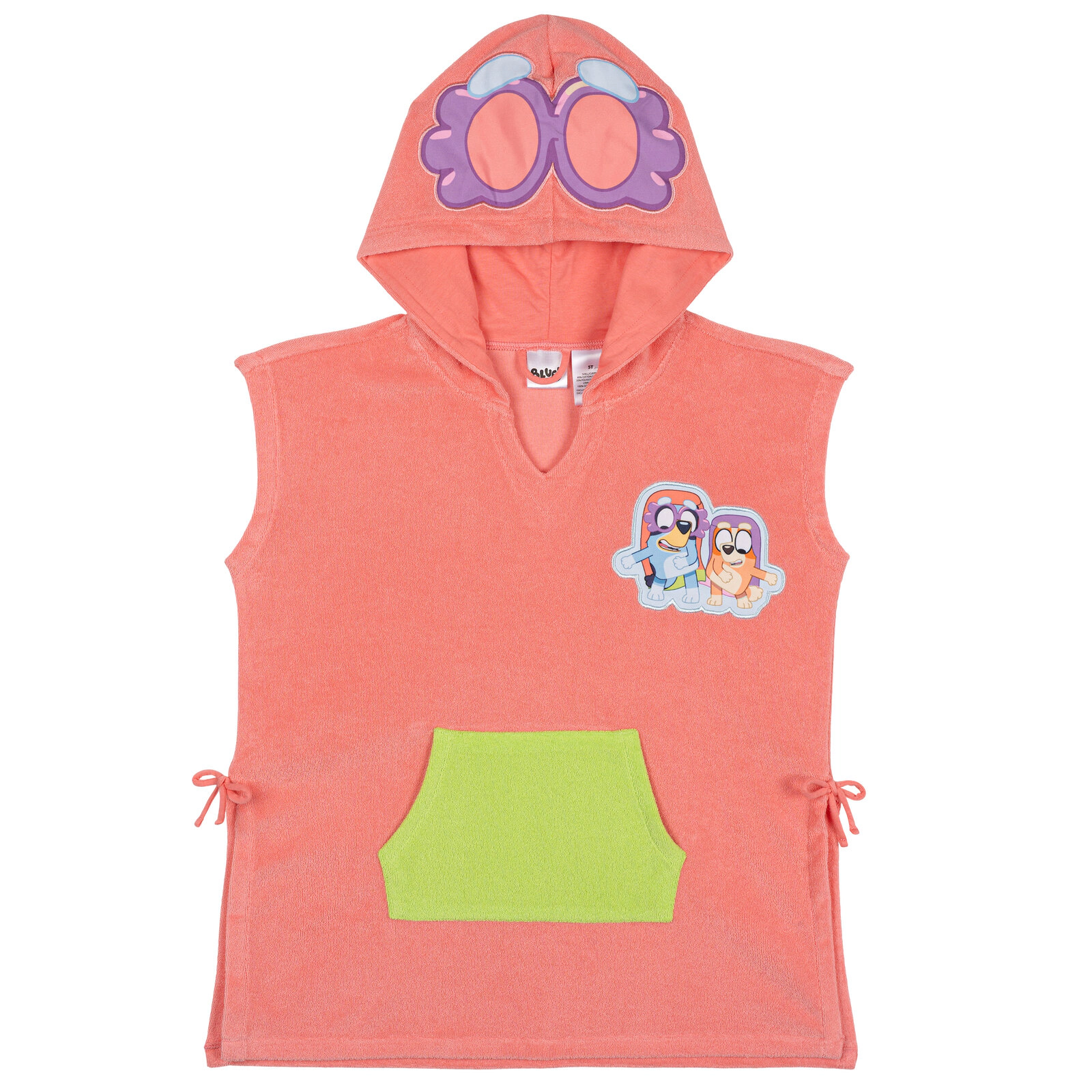 Bluey Girls' Hooded Swimwear Cover-Up