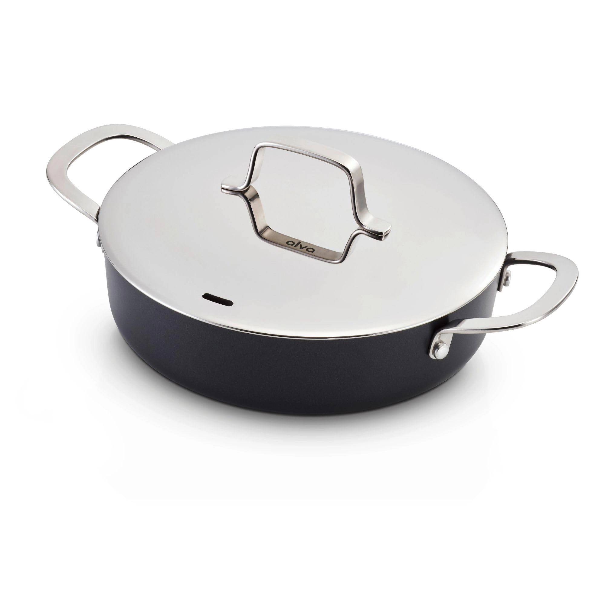 Alva Maestro 3.5 Qt Nonstick Ceramic-Coated Forged Aluminum Saute Pan with Lid