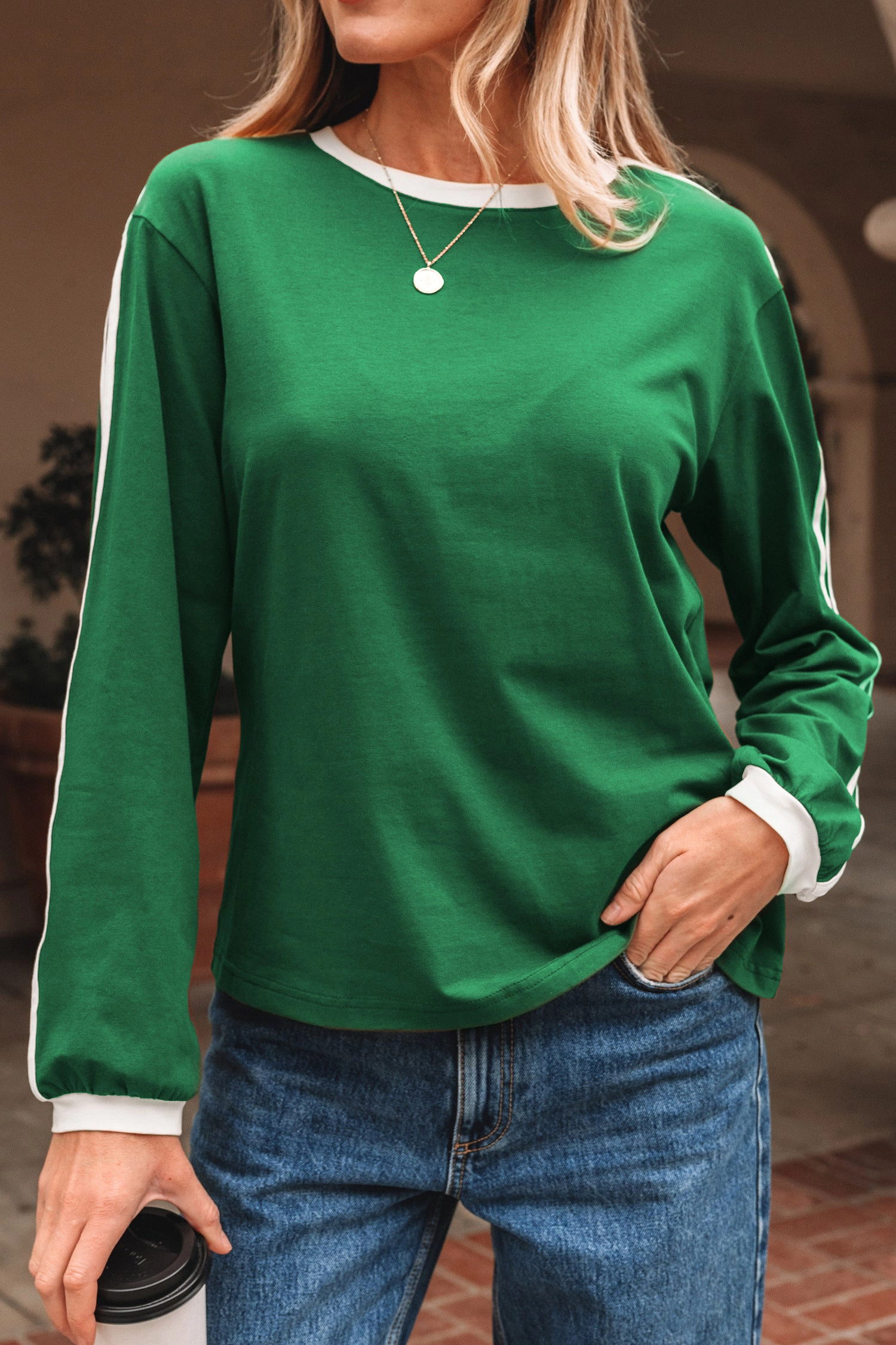 Threaded Pear Women's Ailani Sleeve T Shirt Long Top