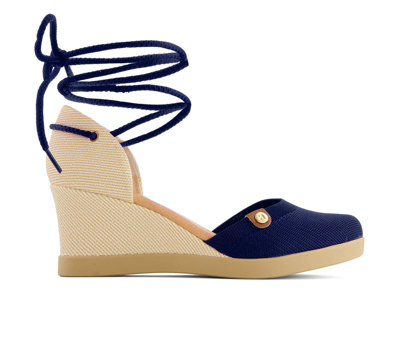 Andrea Womens Wedge Ankle And Calf Strap Espadrilles