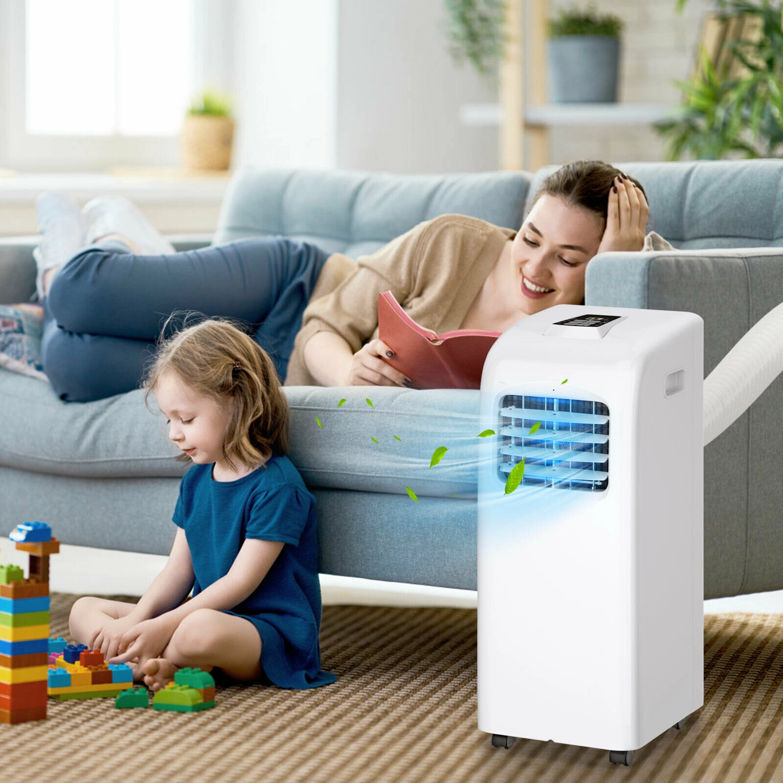 Slickblue Portable Air Conditioner with Cooling, Fan and Sleep Mode