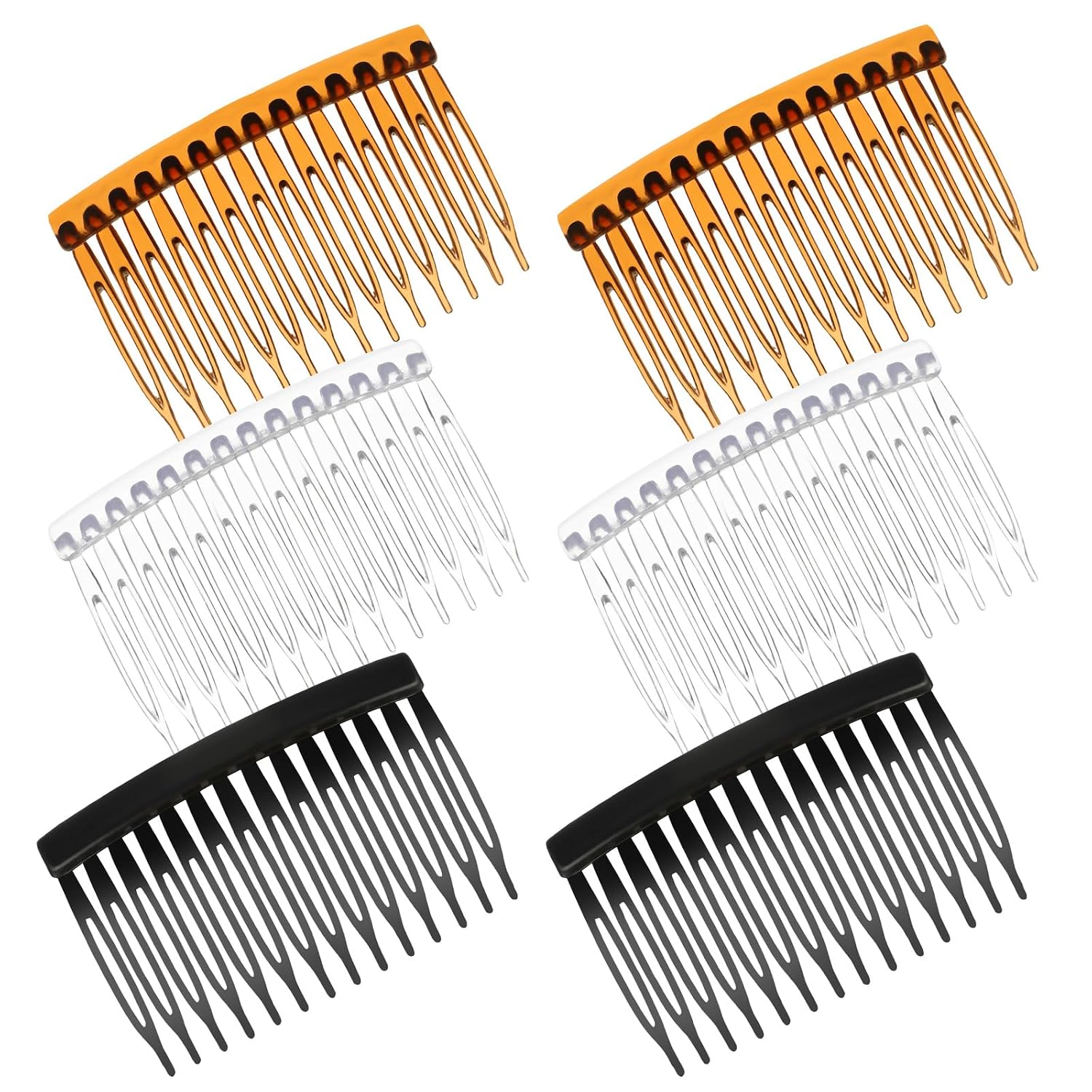 Prism Edge Unisex 6 Piece French Side Comb Set