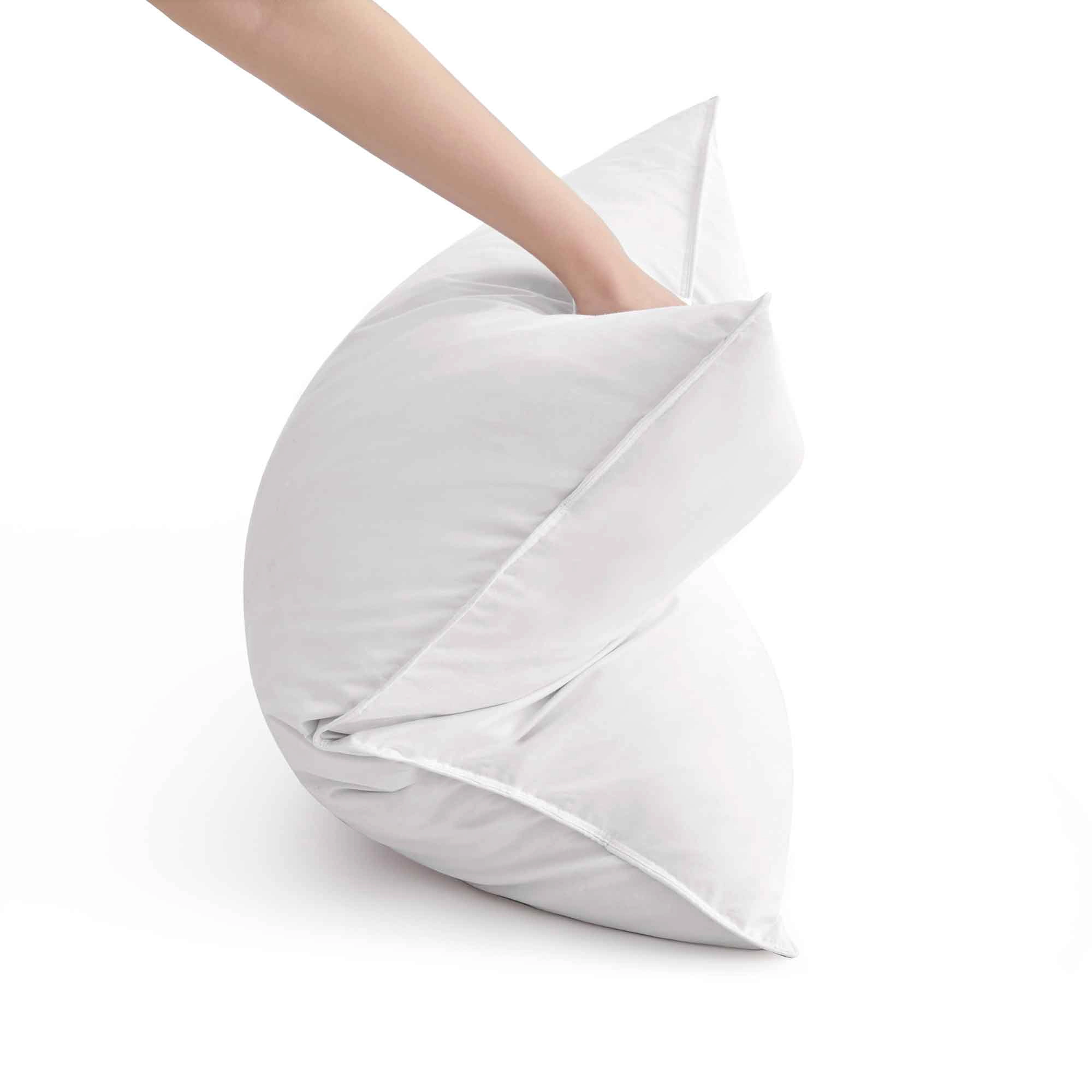 PEACENEST Goose Feather Pillow Set Soft Supportive Bed Pillows