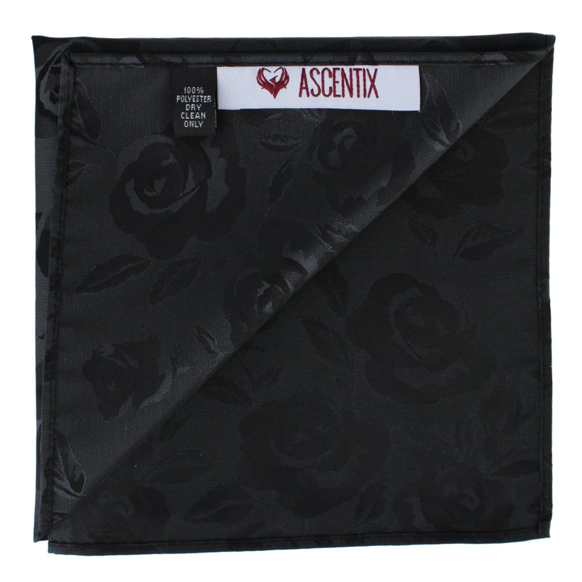 Ascentix Rose Print Tone on Pocket Square