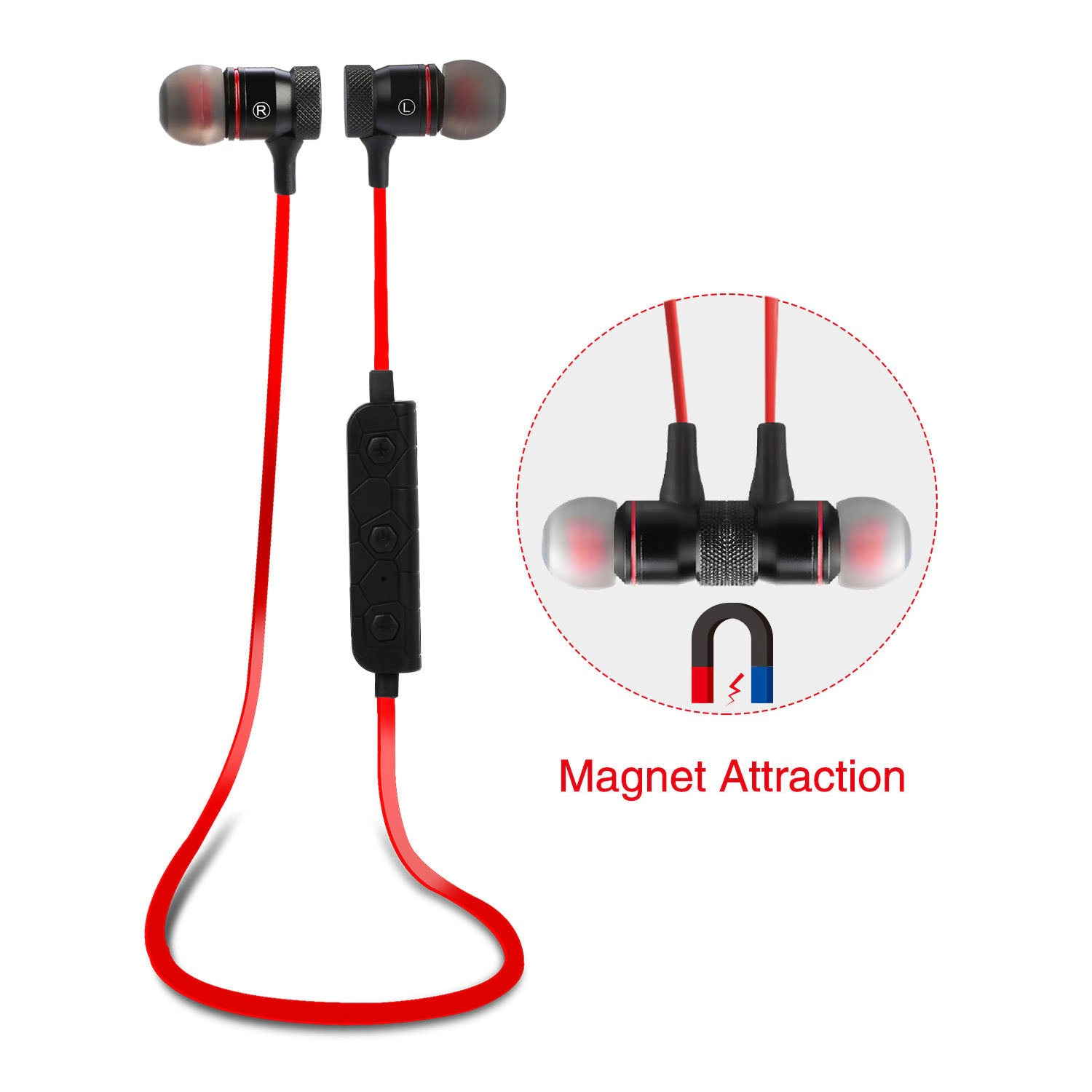 GBruno Magnetic Neckband Wireless Headphones