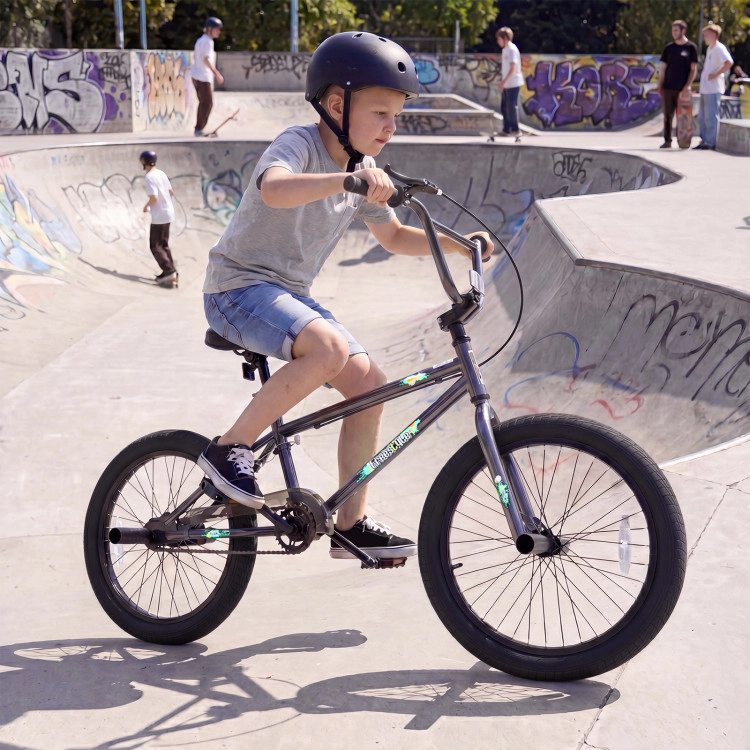 Hivvago Trick Bicycle with 360 Degree Steering and Adjustable Seat for Kids Teens