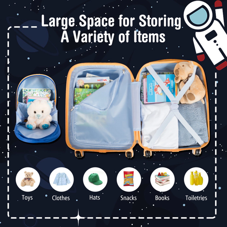 Hivvago Kids Suitcase and Backpack Set