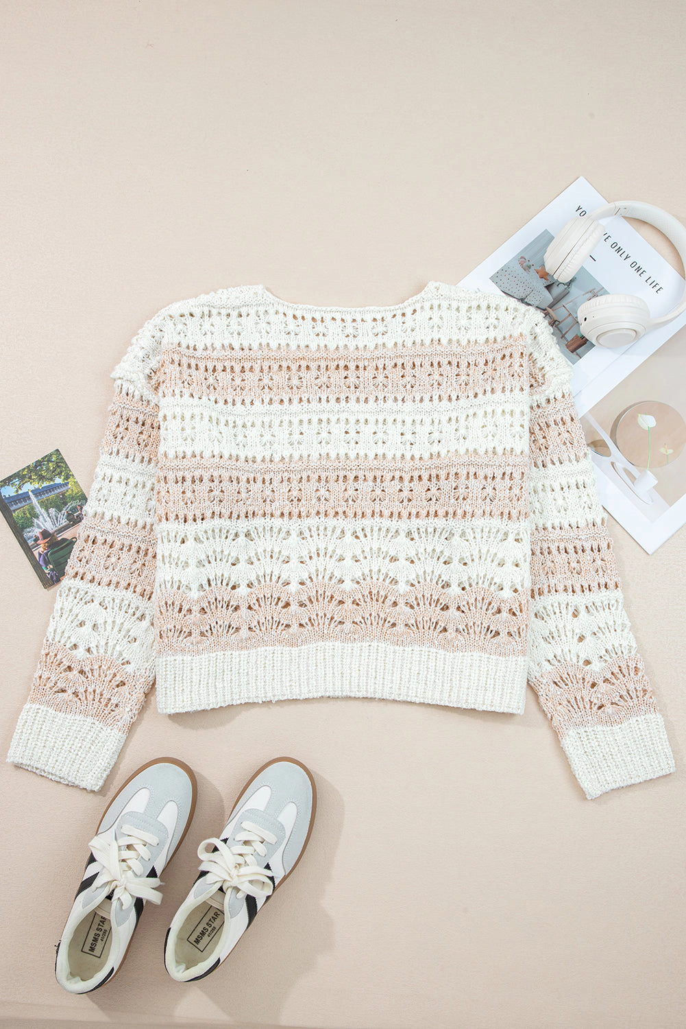 Threaded Pear Women's Zararita Drop Shoulder Casual Sweater