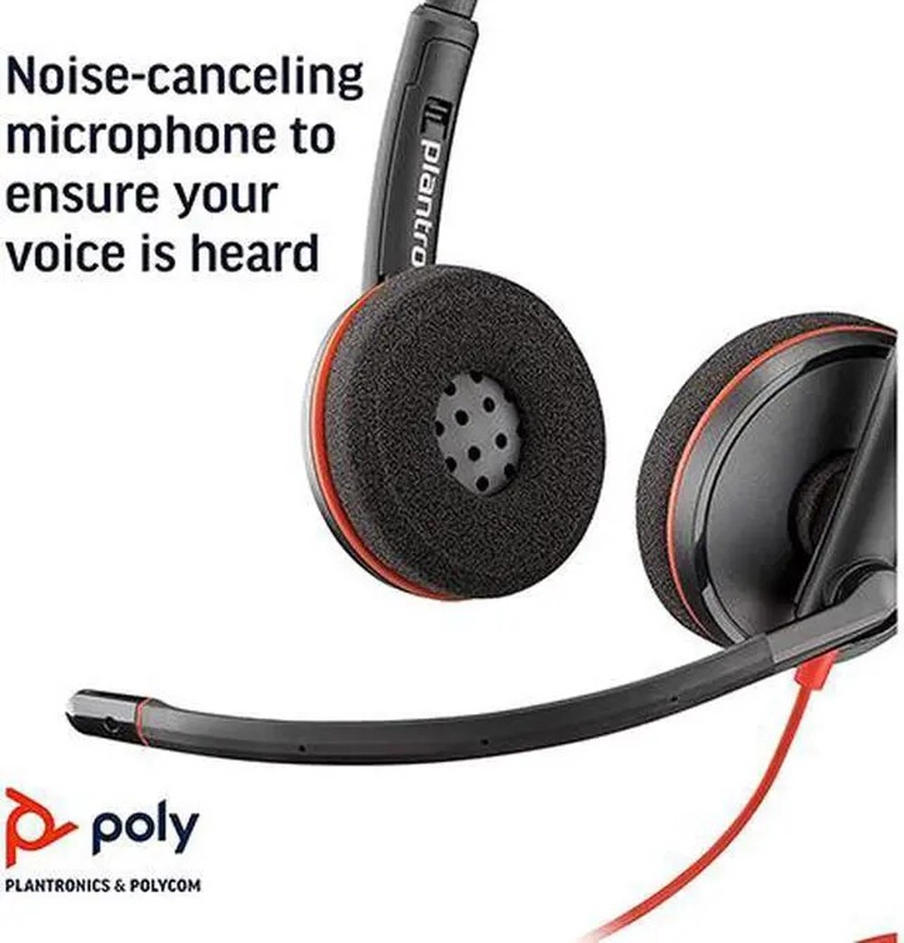 HPP Poly Blackwire 3220 Stereo USB-C Headset