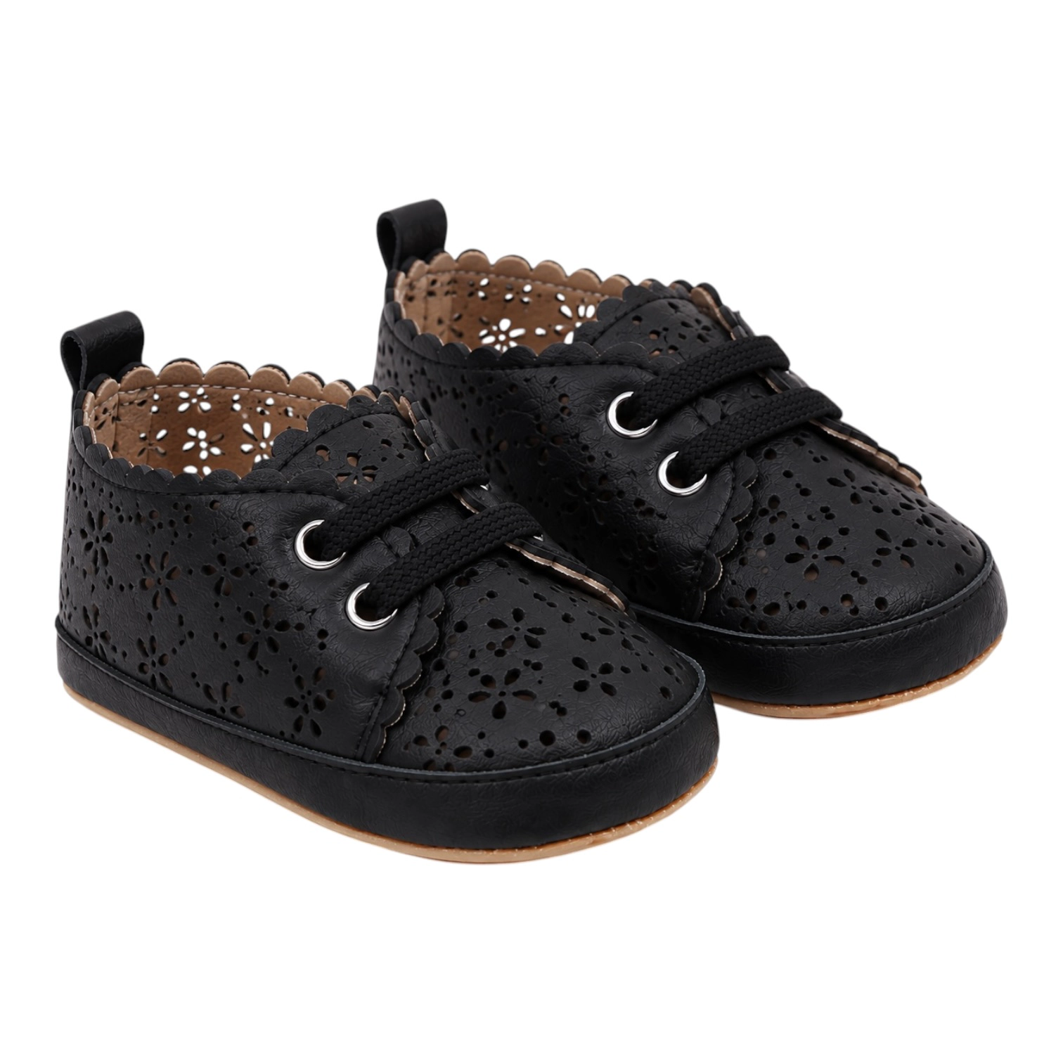Laurenza's Floral Eyelet Sneakers