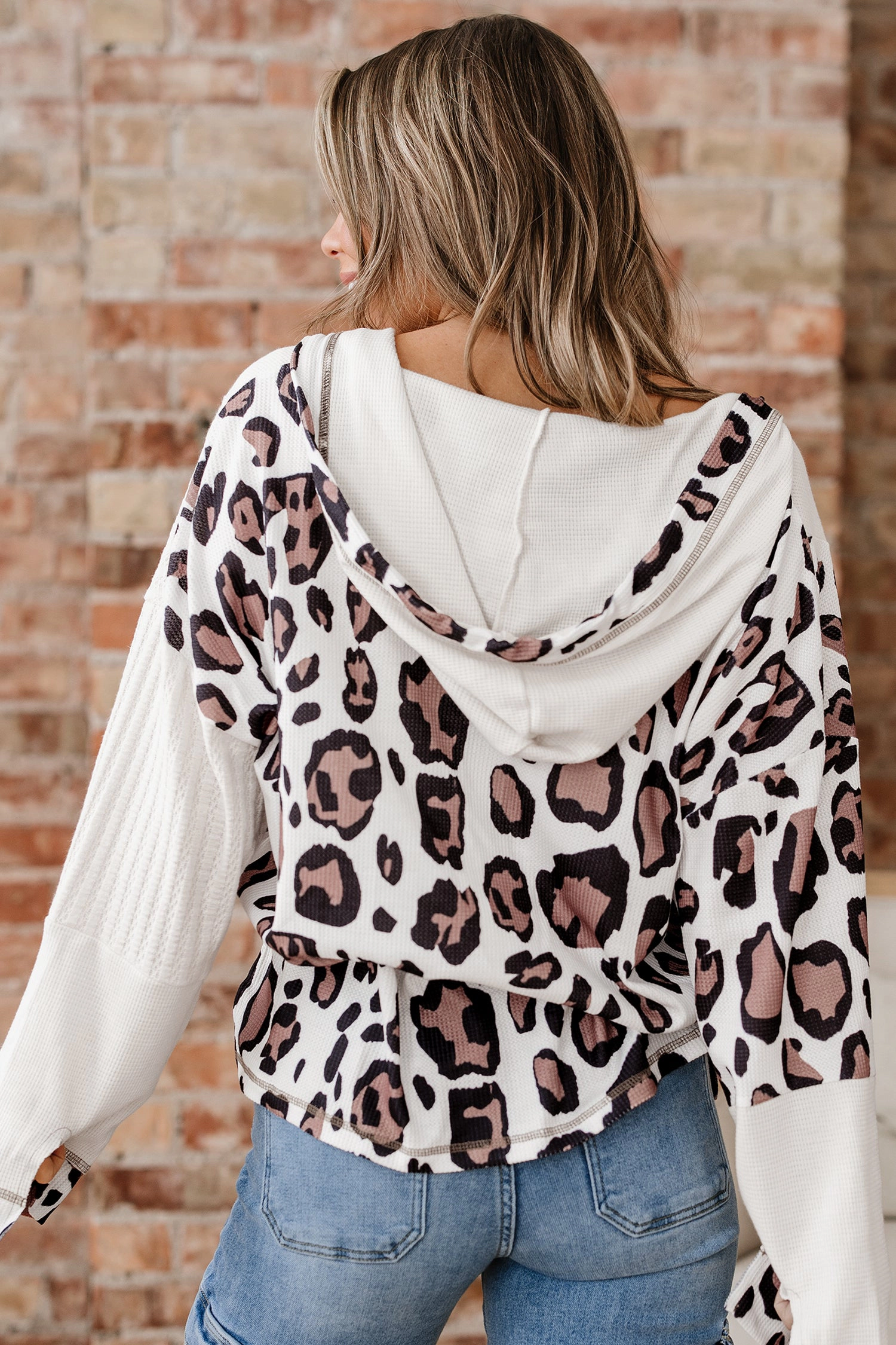 Threaded Pear Women's Keyla Up Drop Shoulder Hoodie