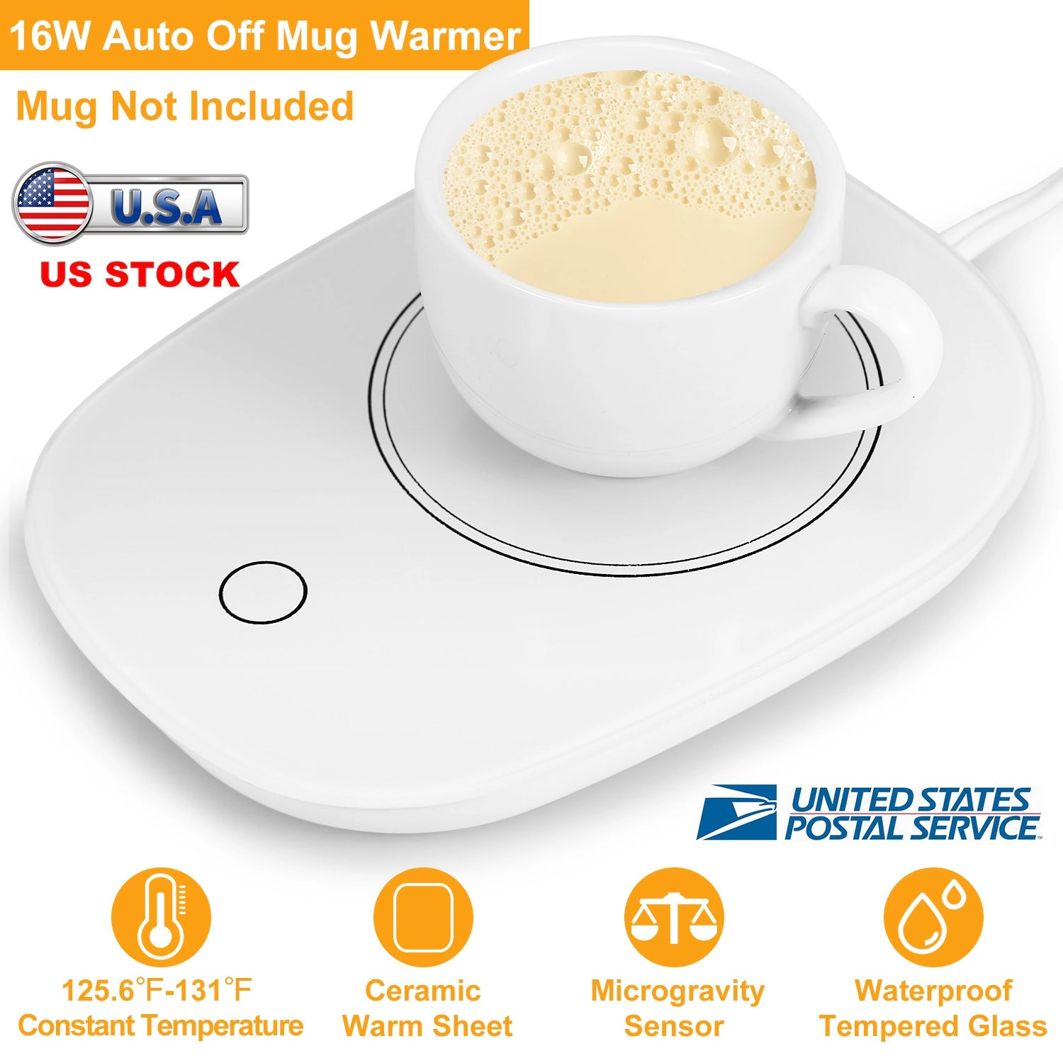 GBruno Auto Shut-Off Coffee Mug Warmer