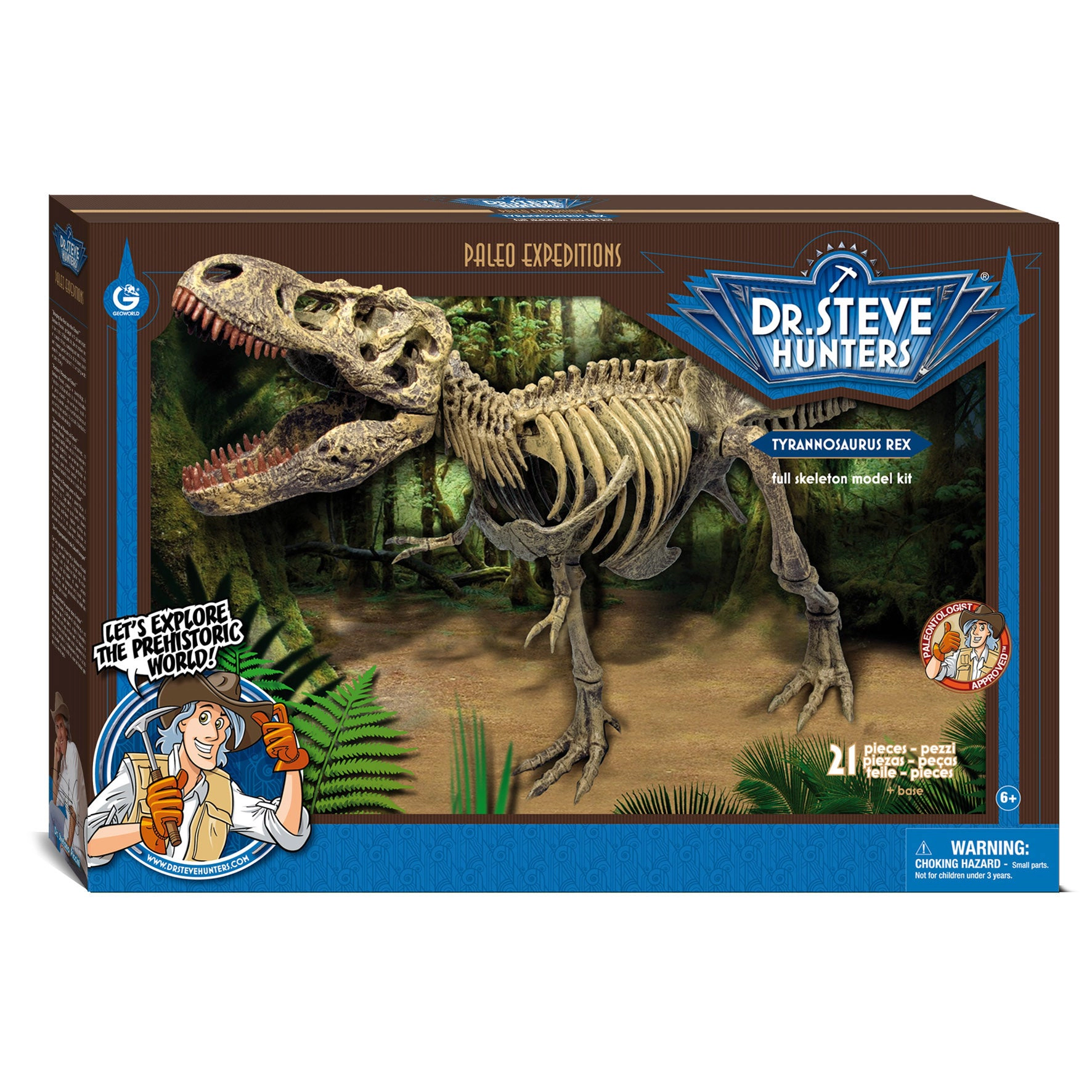 Geoworld - Paleo Expeditions - Tyrannosaurus Rex Kids Toy Set