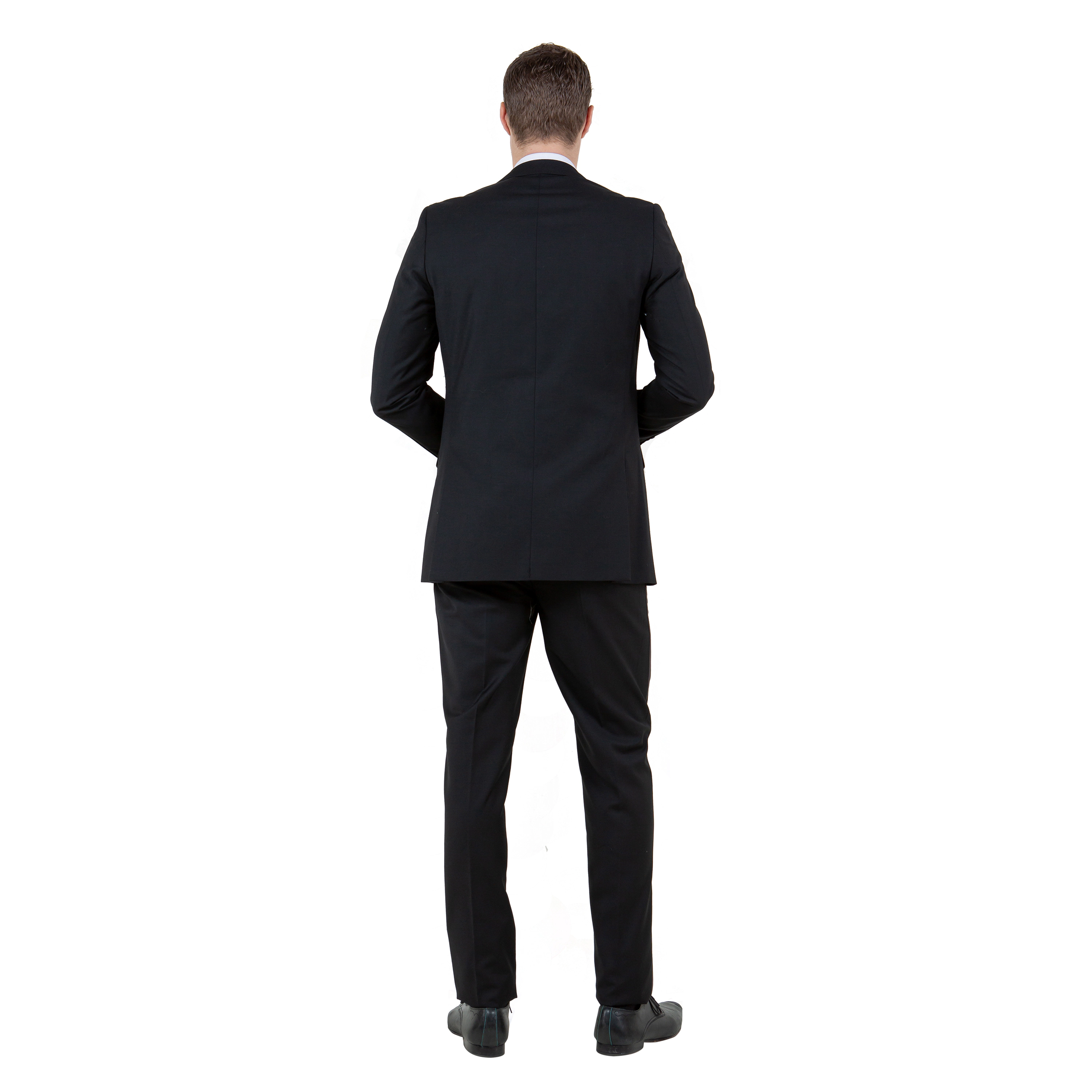 Bryan Michaels Mens 3pc Tuxedo Set w/ Satin Notch Lapel