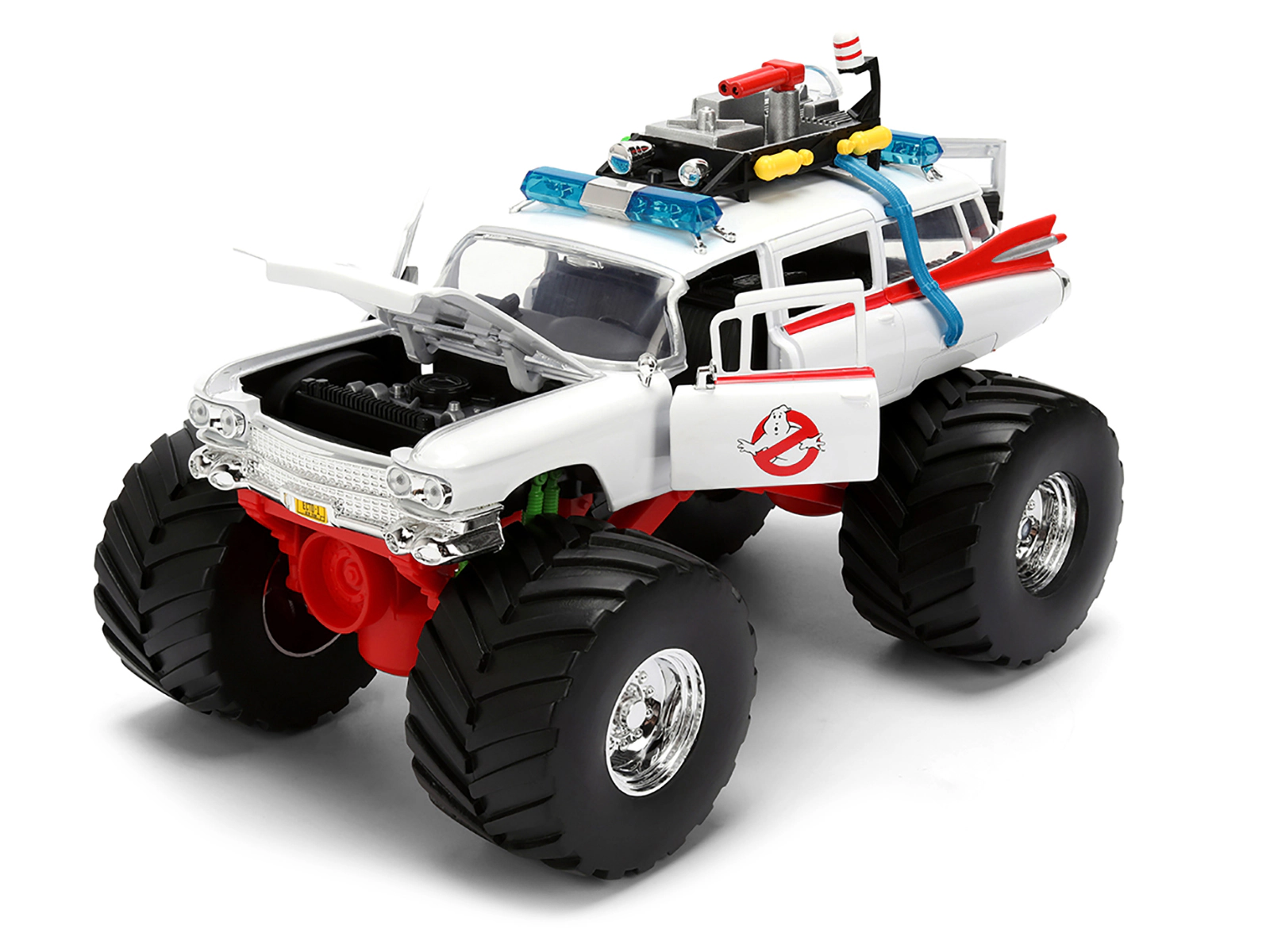 Jada 1959 Cadillac Ambulance Ecto-1 "Ghostbusters" (1984) Movie Monster Truck Version "Hollywood Rides" Series