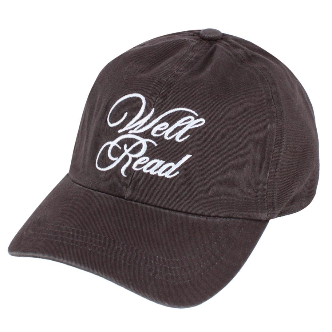 David & Young Women's Well Read Washed Embroidered Baseball Cap
