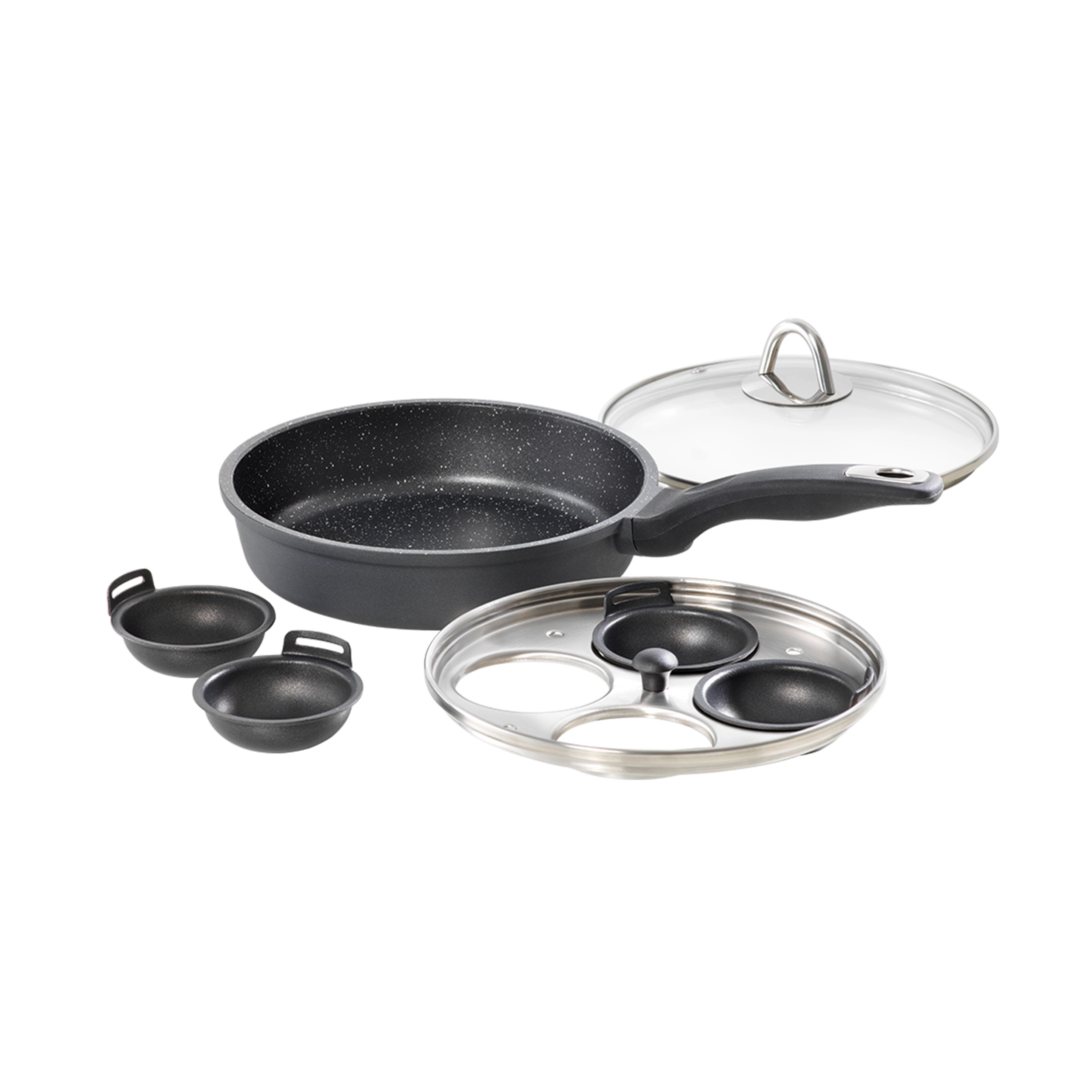 Cuisine::pro® GRANITE™ 4-Egg Poacher With Lid 1.4 Qt.