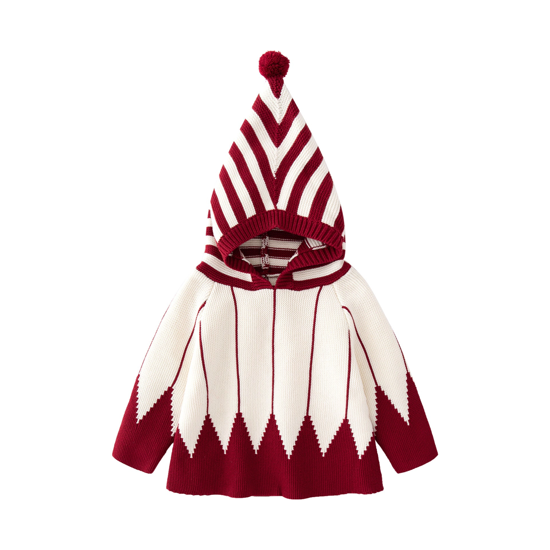 MyKids-USA Baby Christmas Style Contrast Design Knitwear