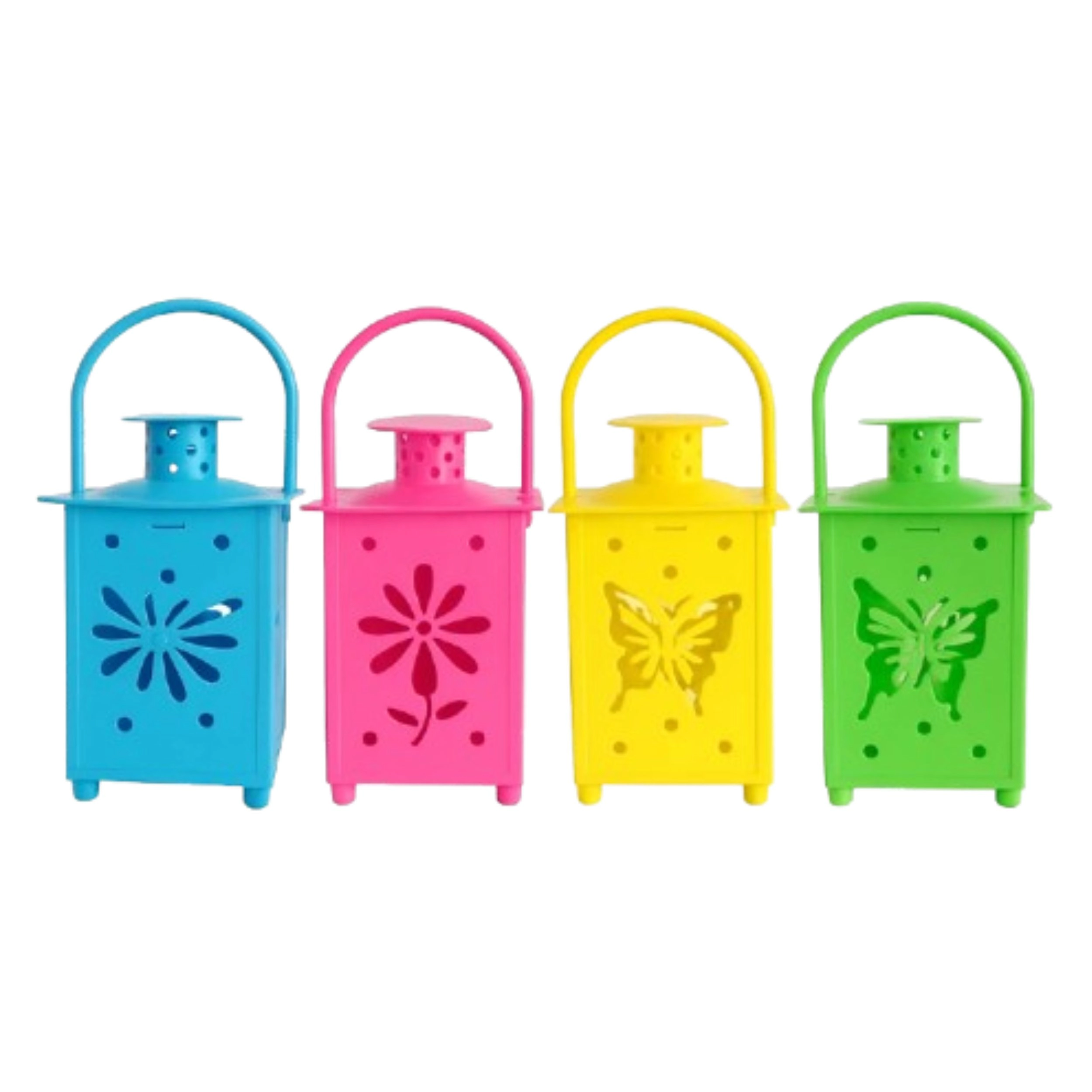 Home Collection Pack of 4 LED Tabletop & Hanging Lanterns Battery Powered Party Garden Lights